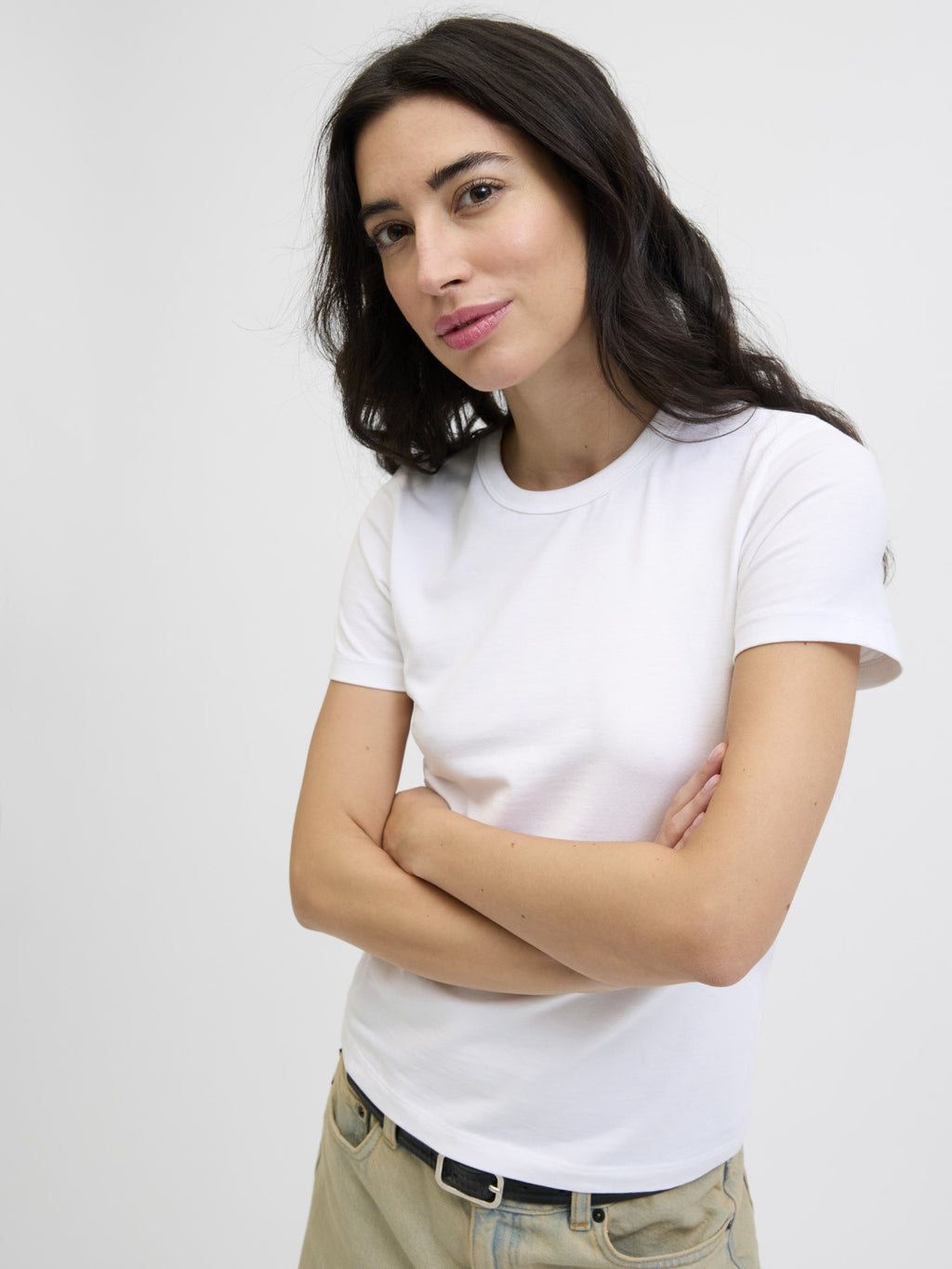 JXGIGI - Basic T-shirt - bright white