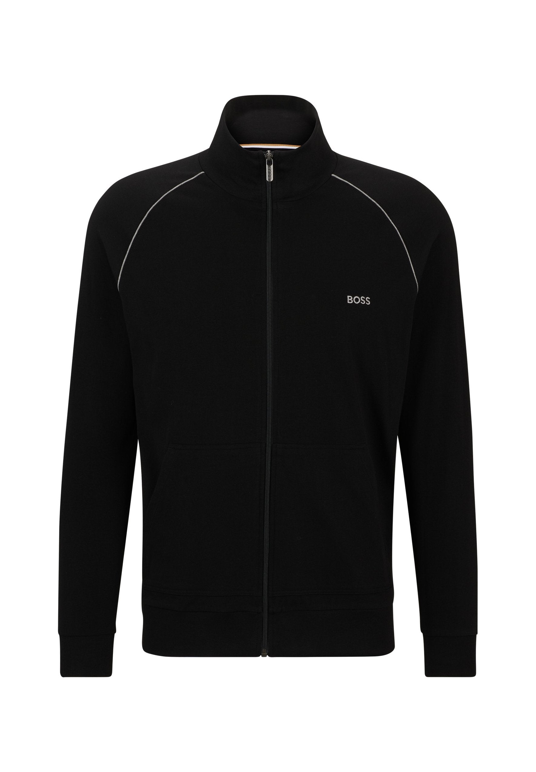MIX & MATCH ZIPPER , STRETCH - Zip-up sweatshirt - schwarz