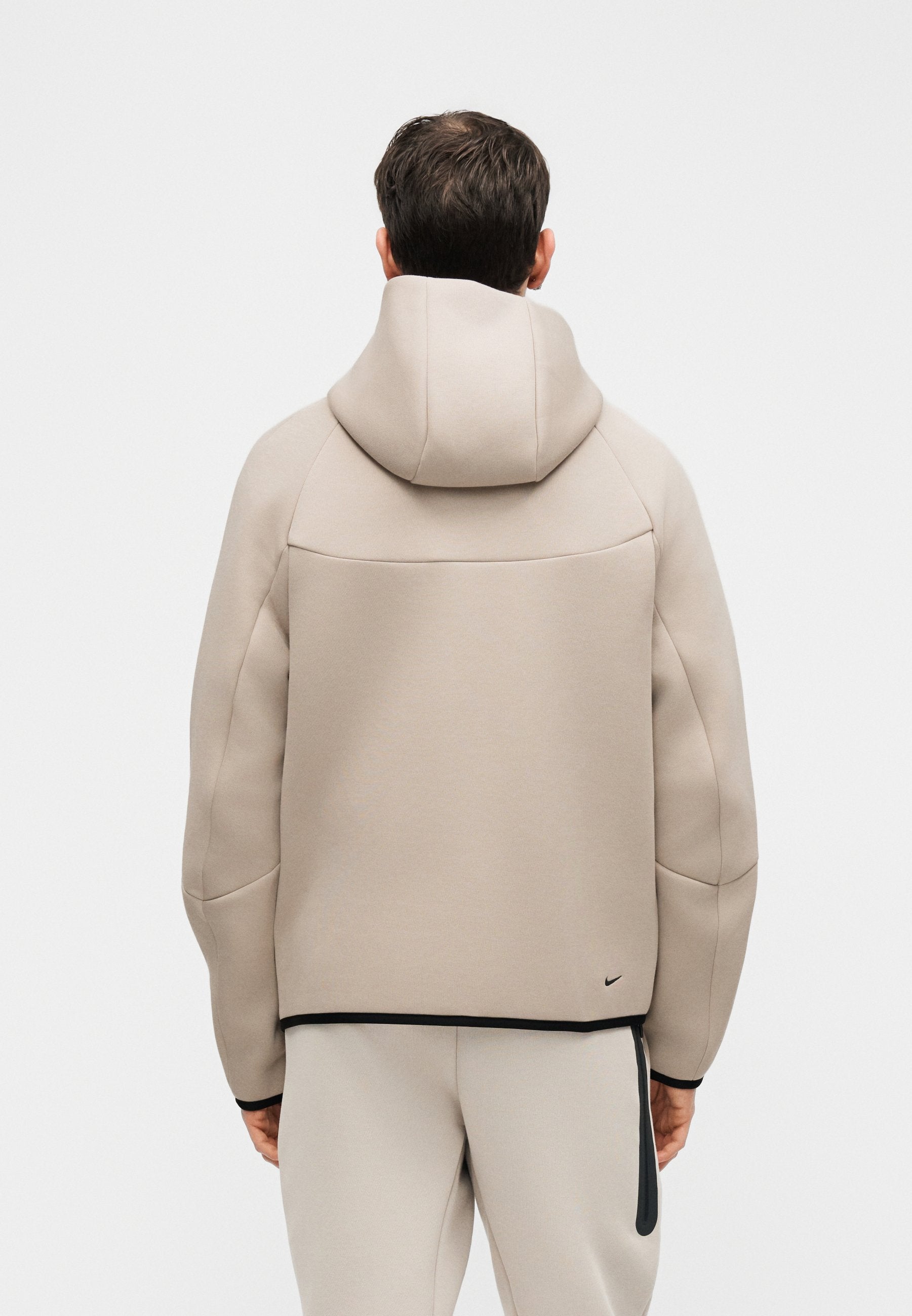 Fleece jacket - cream/black