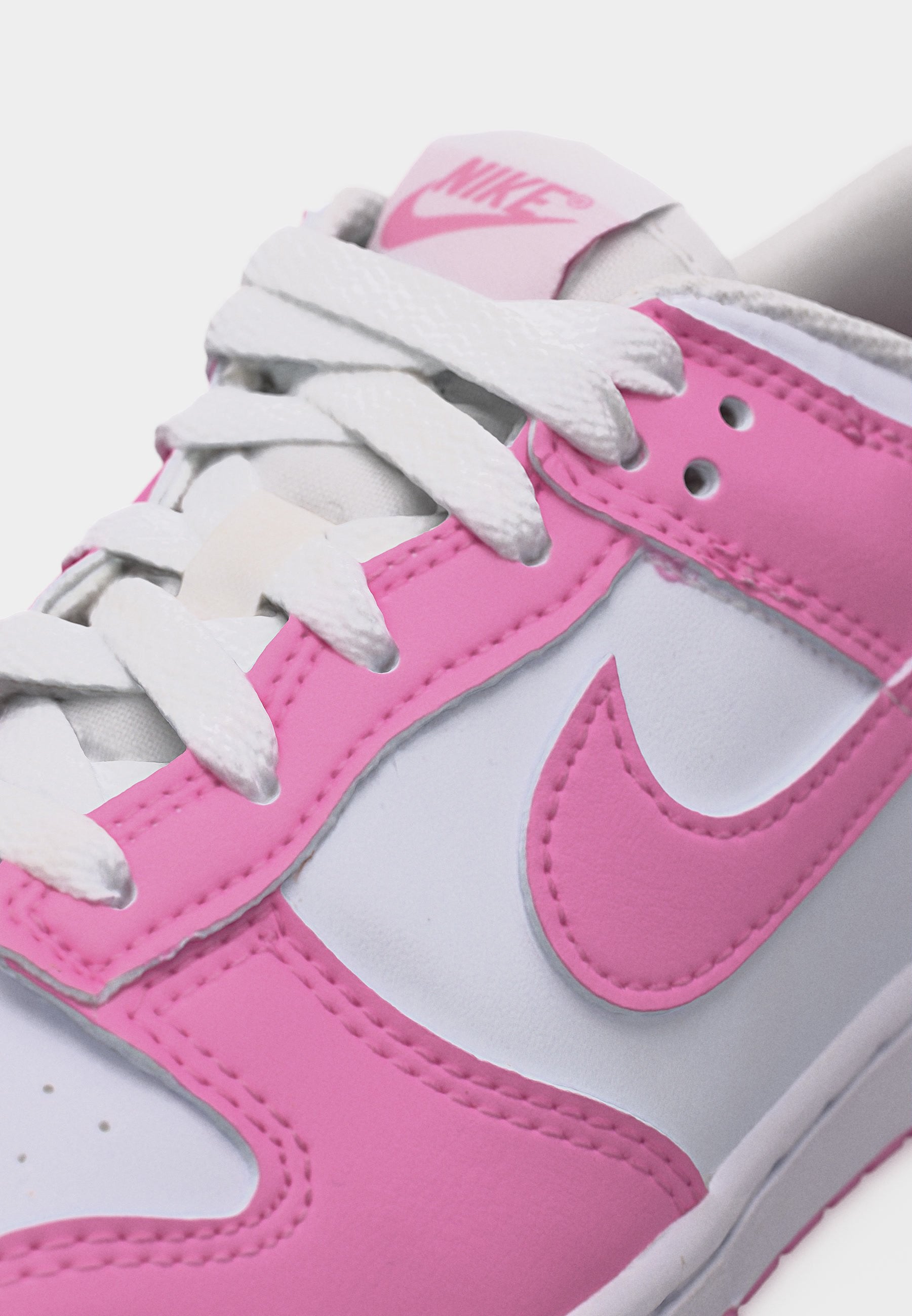 DUNK UNISEX - Baskets - white/pink rise