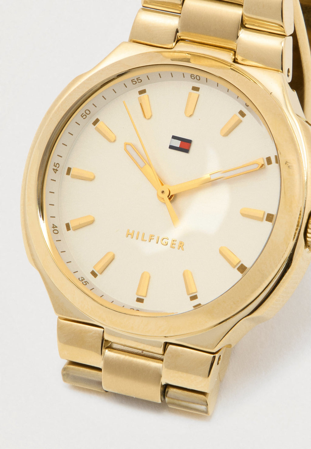GEORGIA UNISEX - Watch - gold-coloured/white