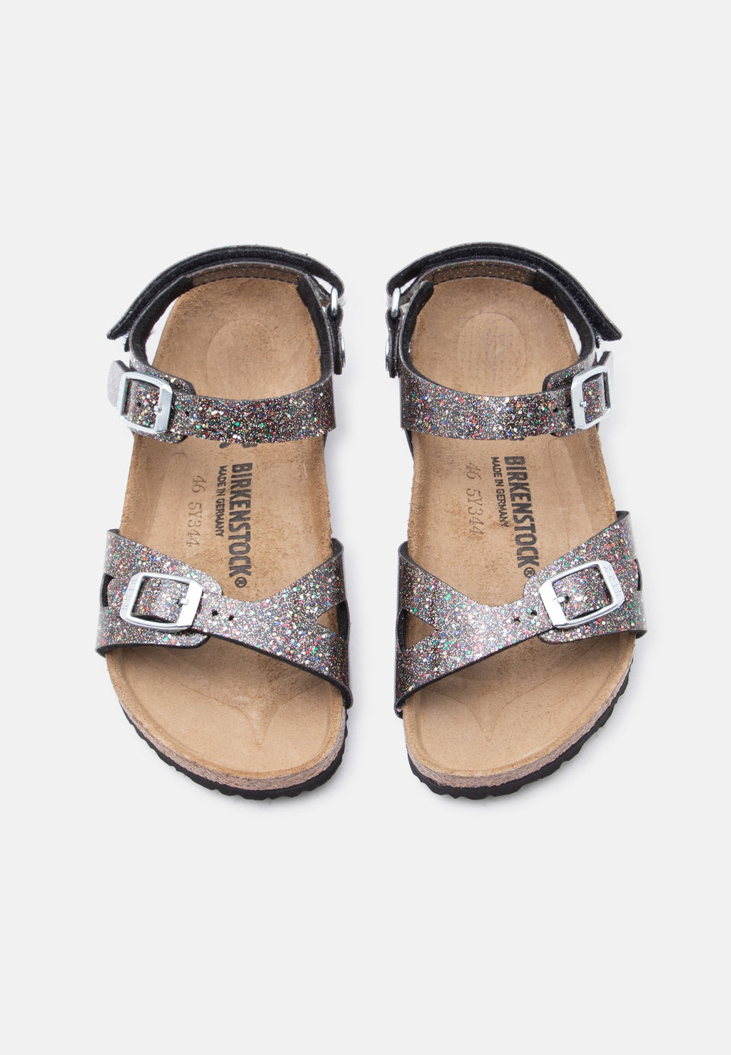 RIO COSMIC SPARKLE NARROW - Sandals - black