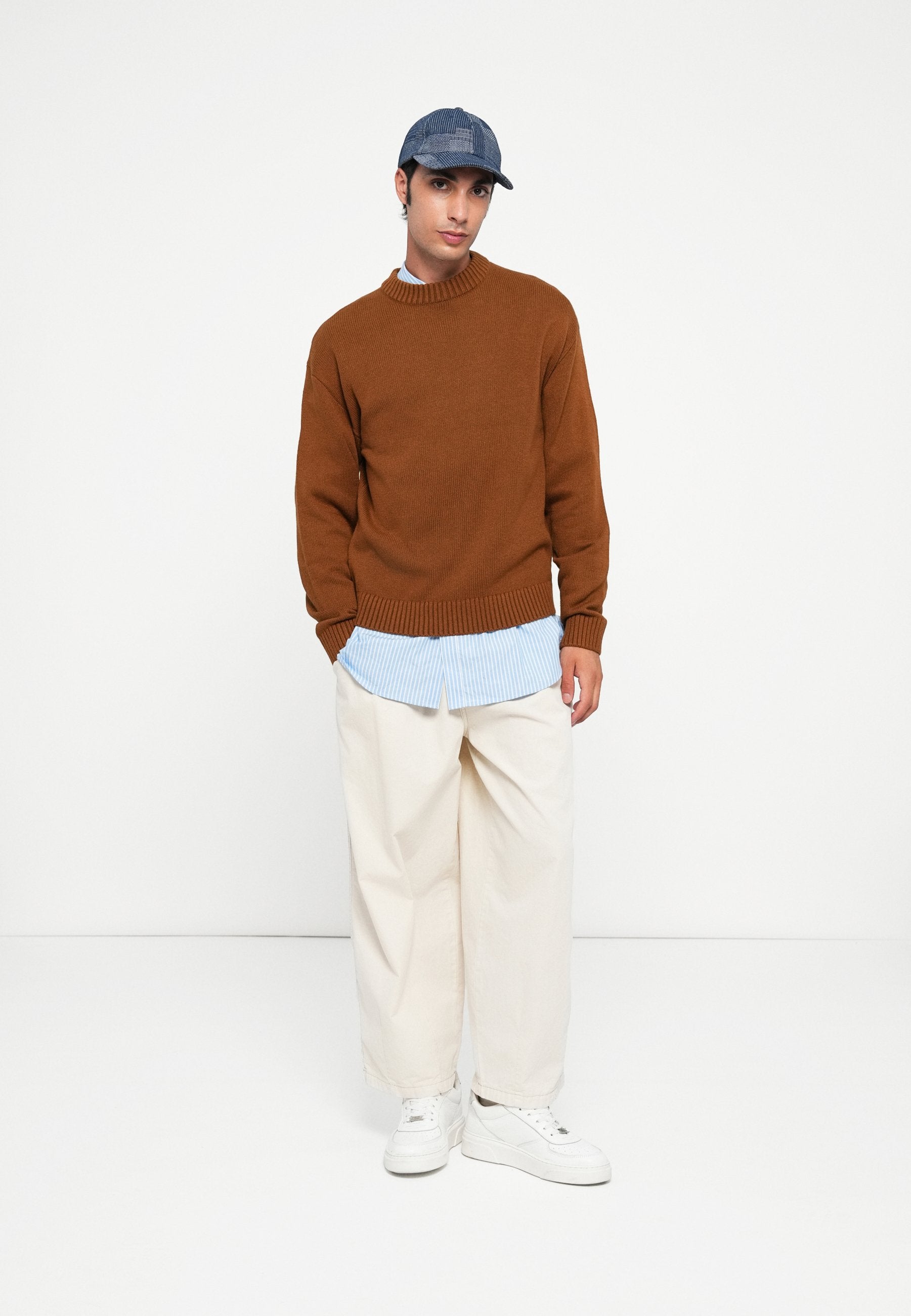 Knitted Plain Knitted - Jumper - monks robe