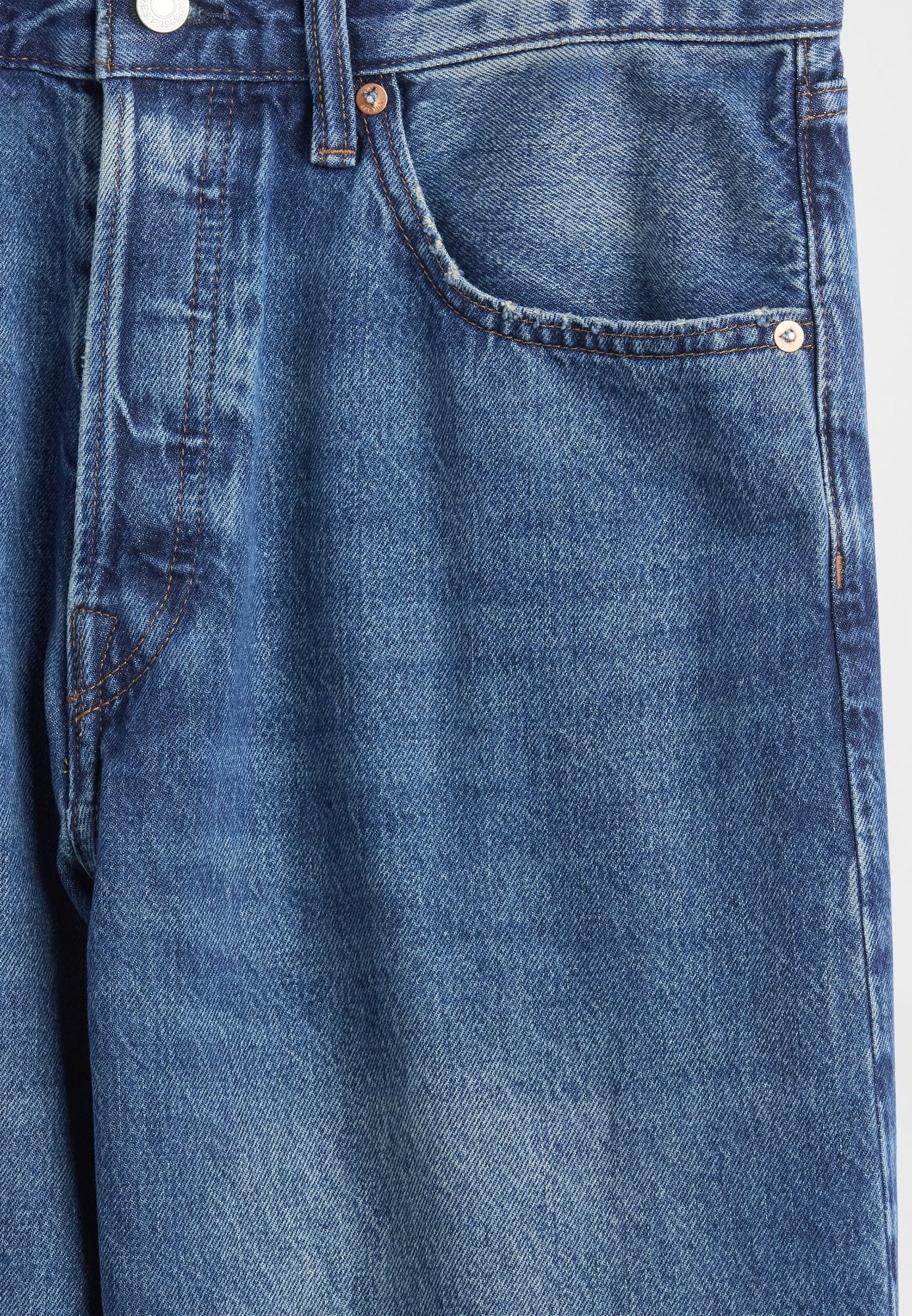 90S LOOSE ORGANIC UNISEX - Loose Jeans - dark wash