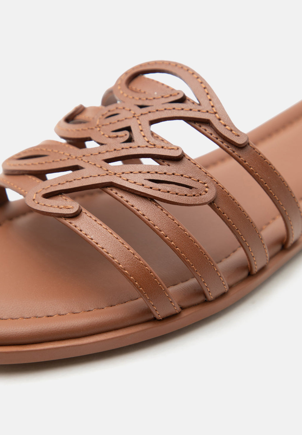 TH SCRIPT FLAT MULE LTH - Mules - warm bronze