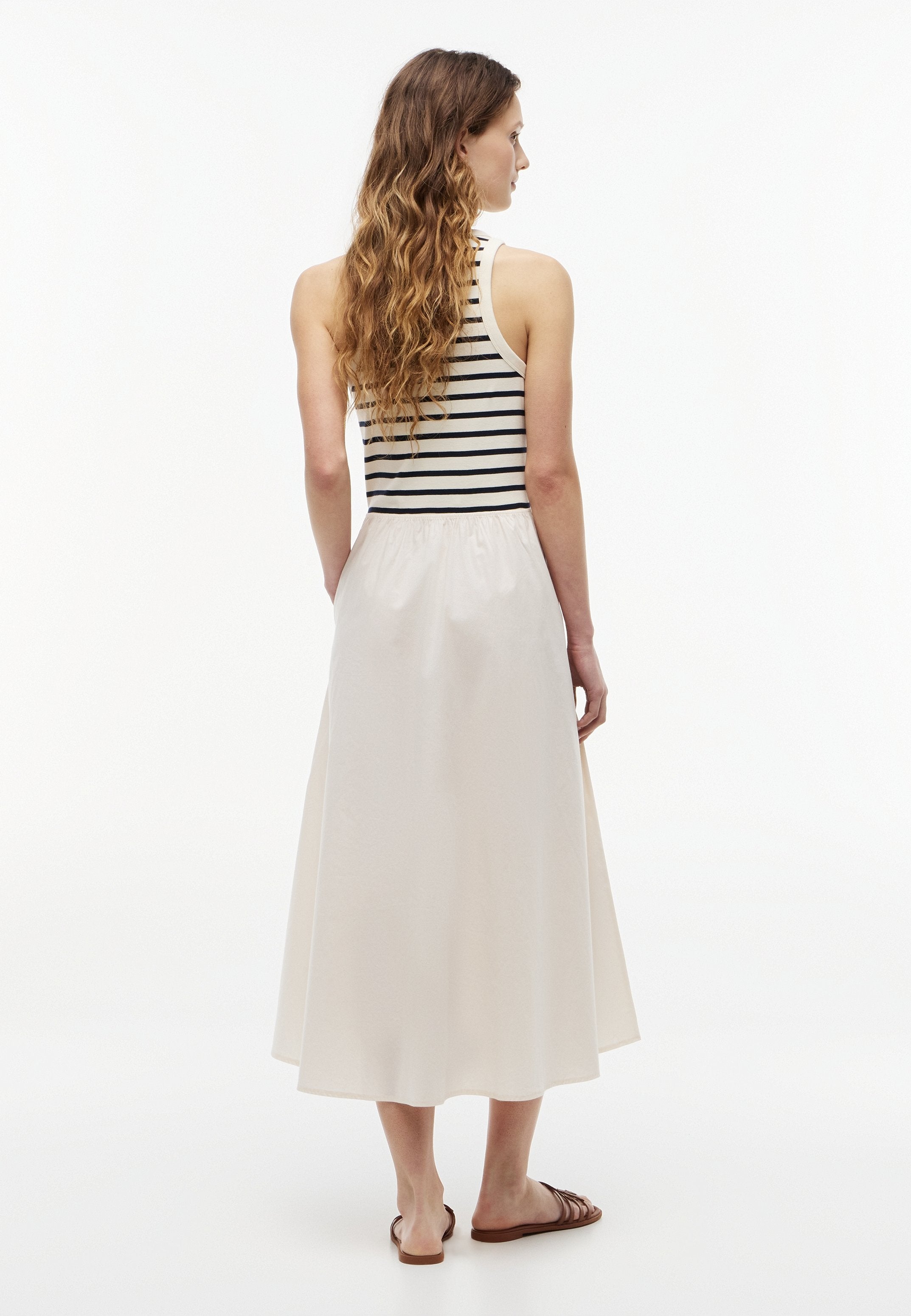 BUTTON DRESS - Day dress - calico/dark night navy