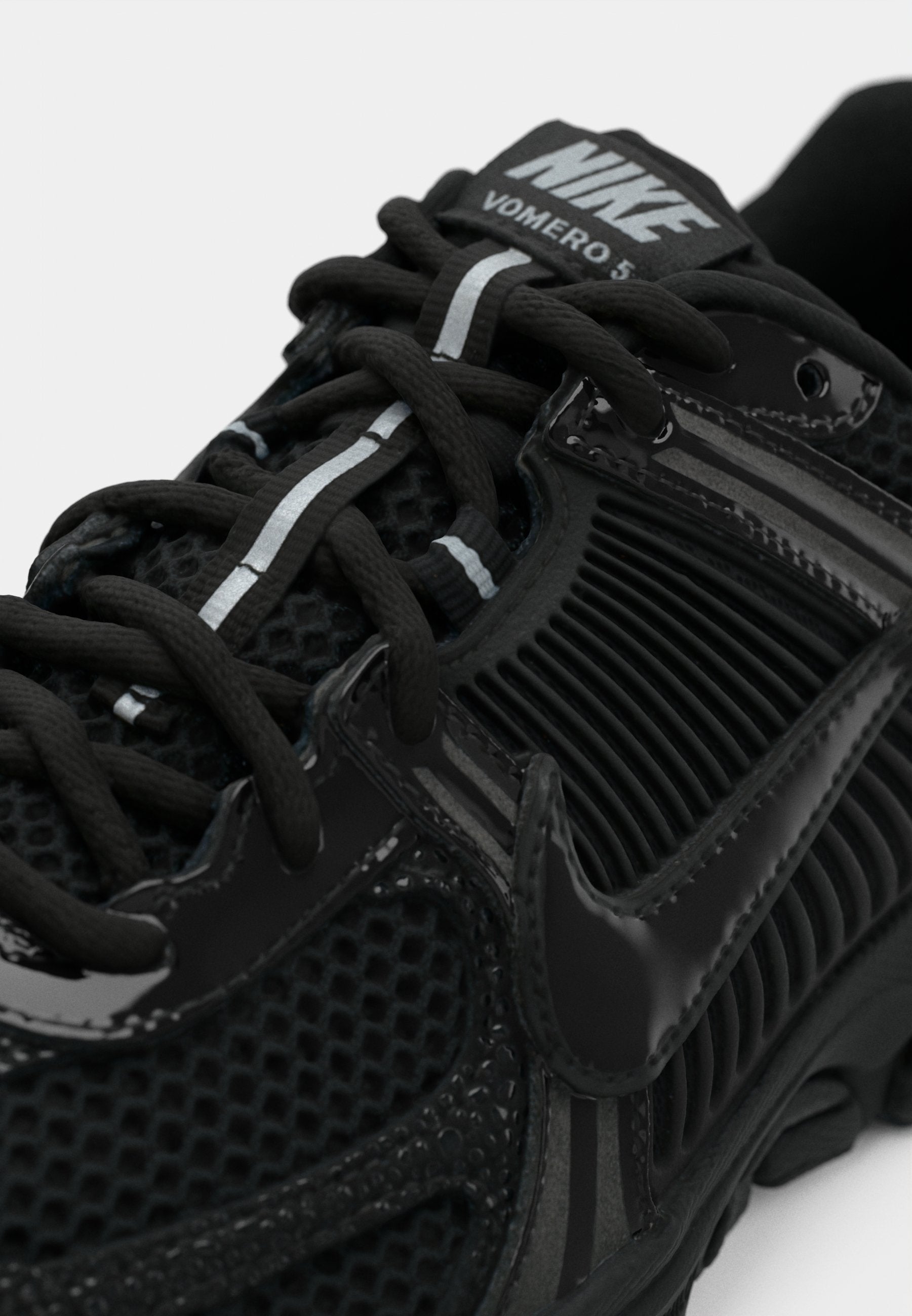 ZOOM VOMERO 5 - Baskets - black/metallic silver-coloured/anthracite/white
