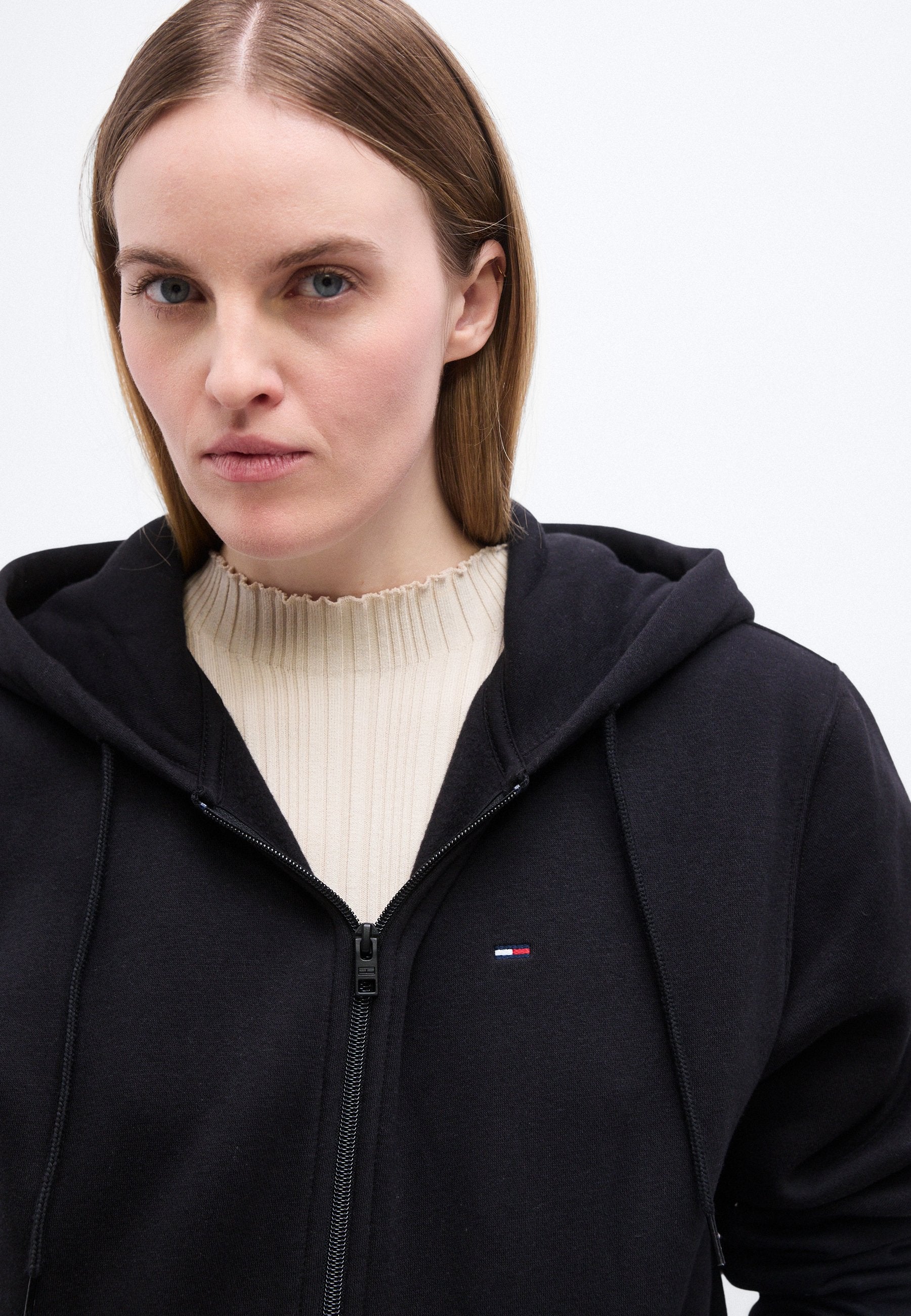 TOMMY FLAG TRACK TOP AND JOGGERS - Tracksuit - black