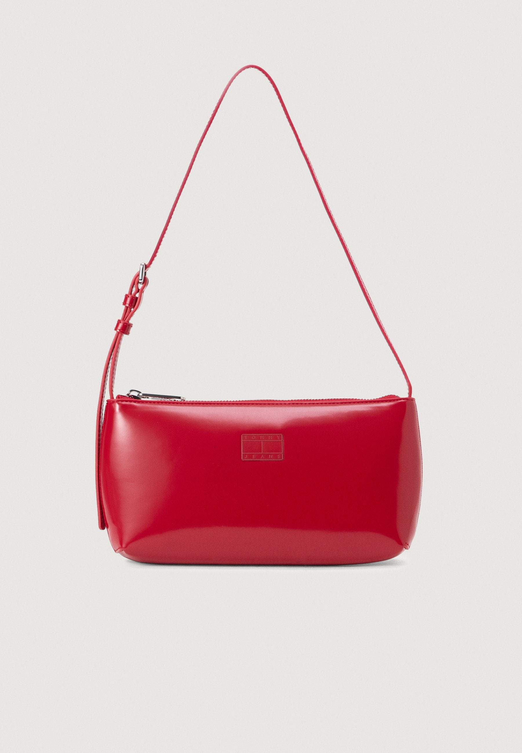 ESSENTIAL LOGO SHINY SHOULDER BAG - Handbag - sapphire red