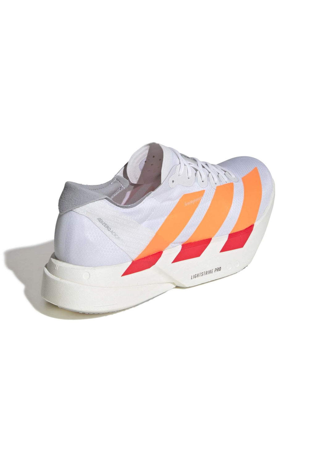 ADIZERO ADIOS PRO 4 - Road running shoes - cloud white   lucid orange   lucid red