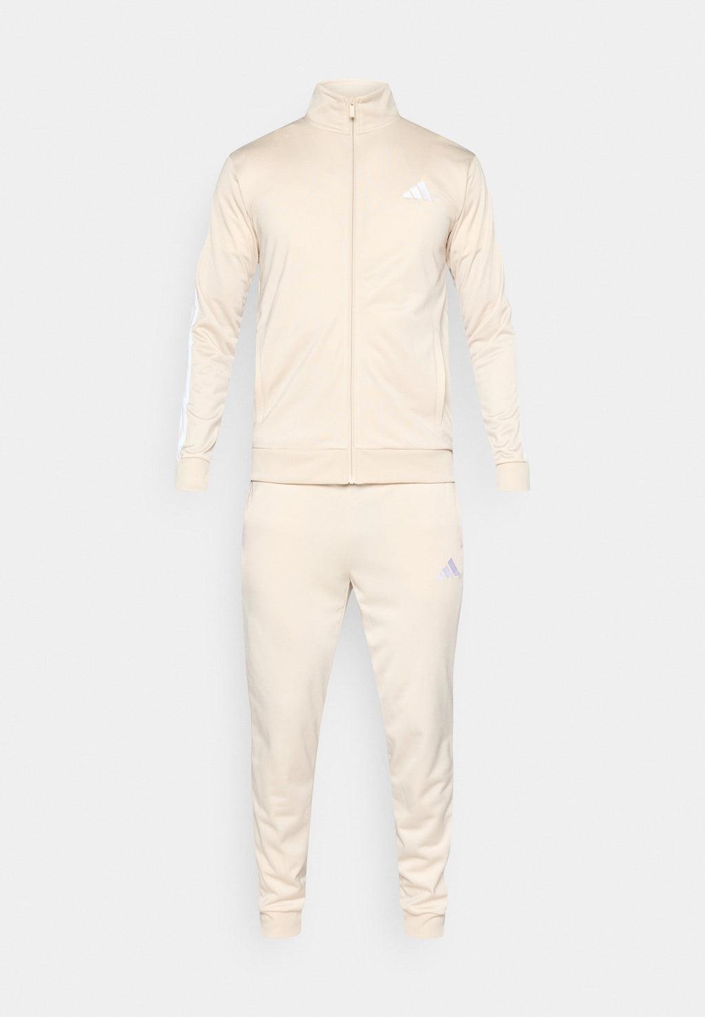 3 STRIPES - Tracksuit - crystal linen/white