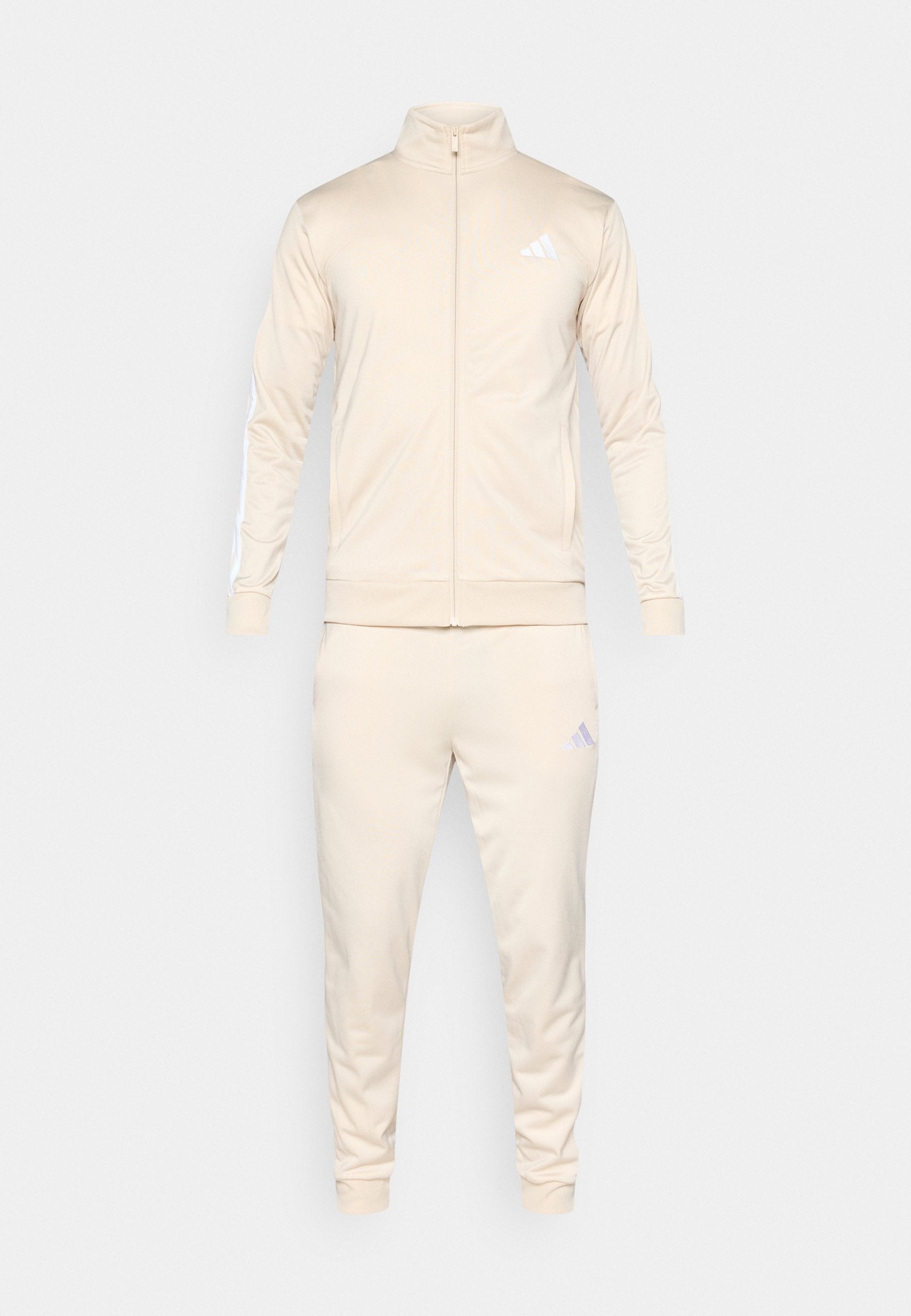 3 STRIPES - Tracksuit - crystal linen/white