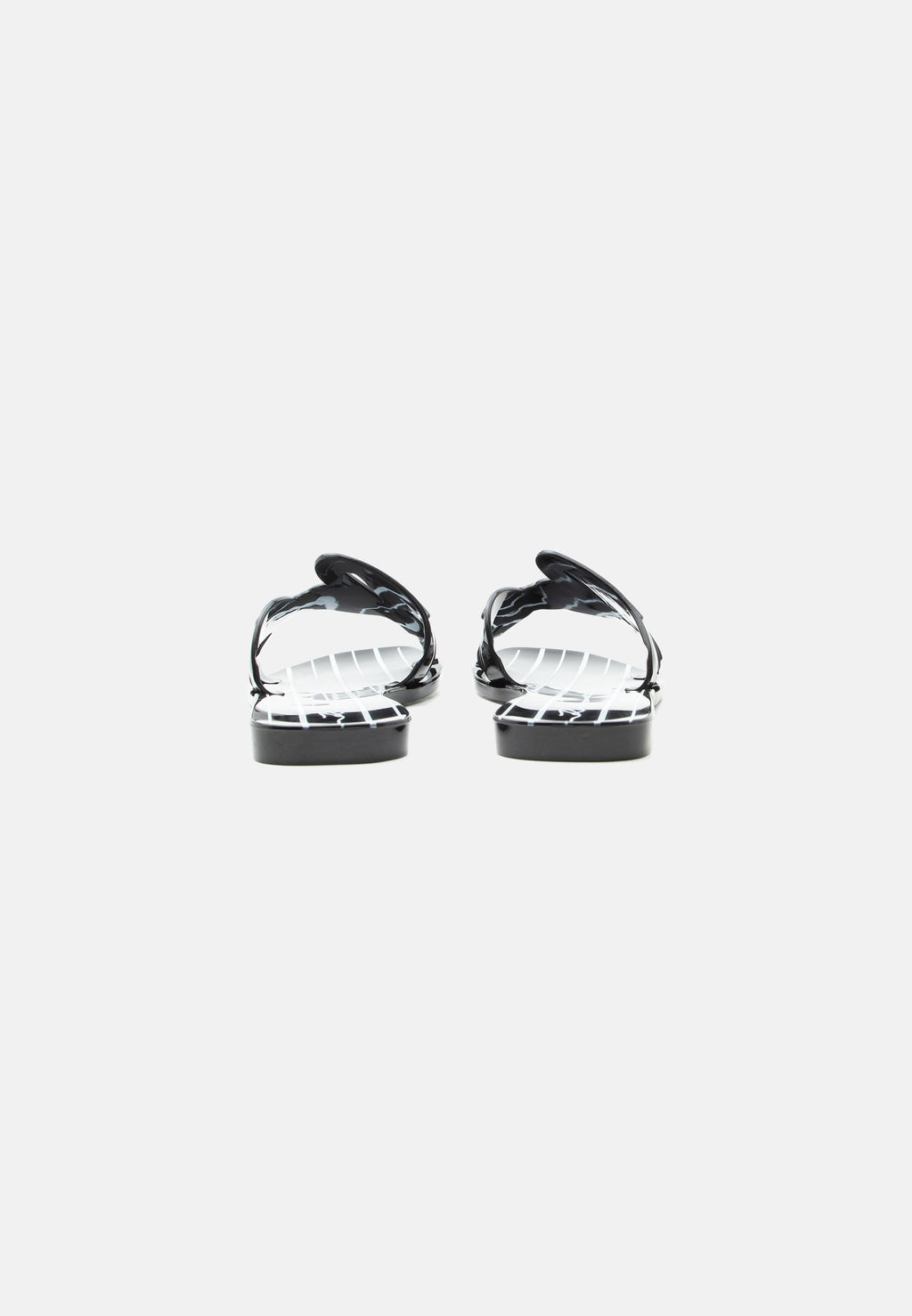 SIGNATURE STRIPES - Mules - black/white