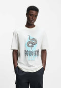 NOCTORNIX - Print T-shirt - open white one