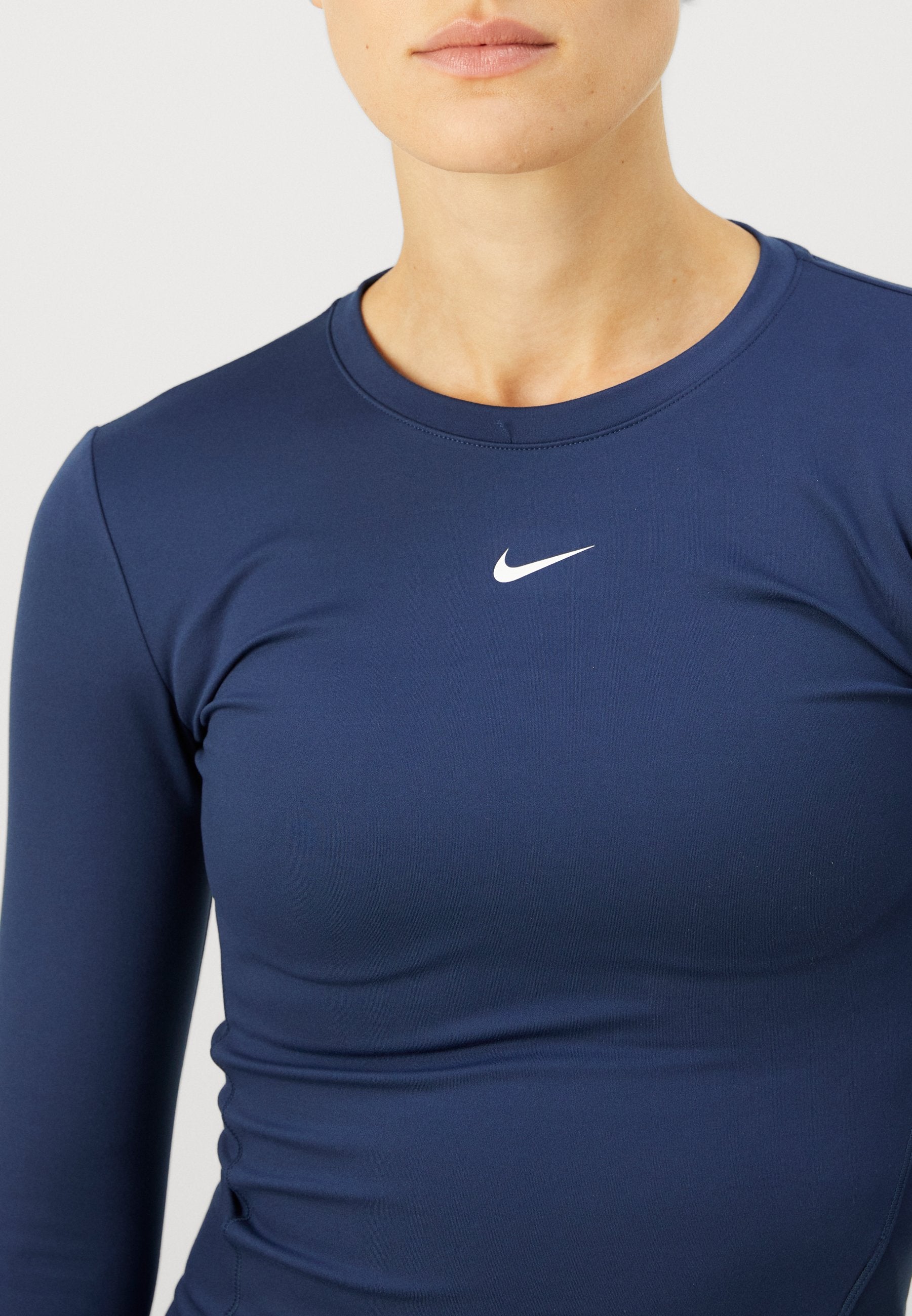 ONE TOP - Long sleeved top - midnight navy/white