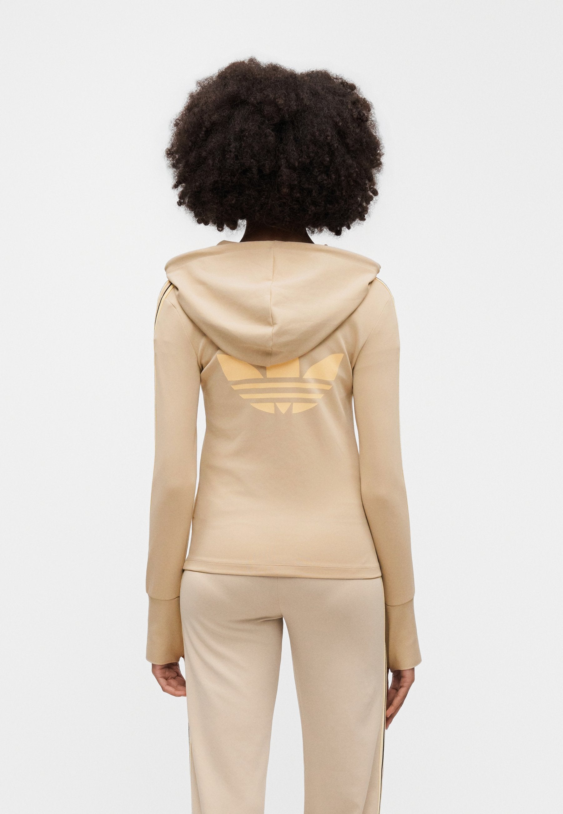 SWEAT ZIPPÉ À CAPUCHE - Kaki clair