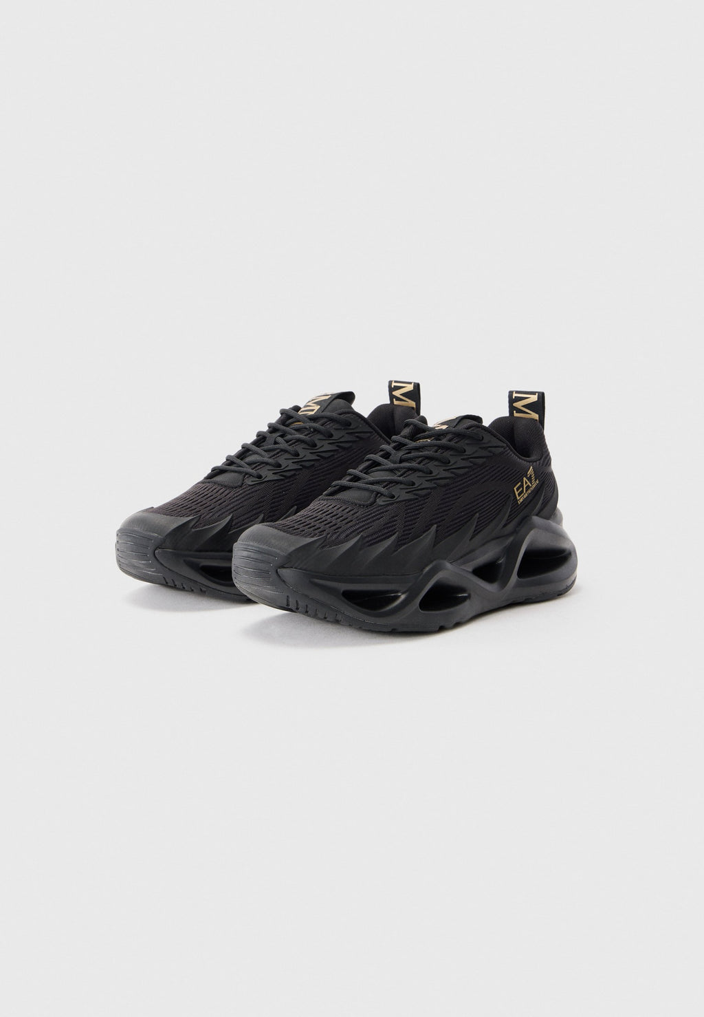 INFINITY UNISEX - Trainers - triple blac/gold-coloured