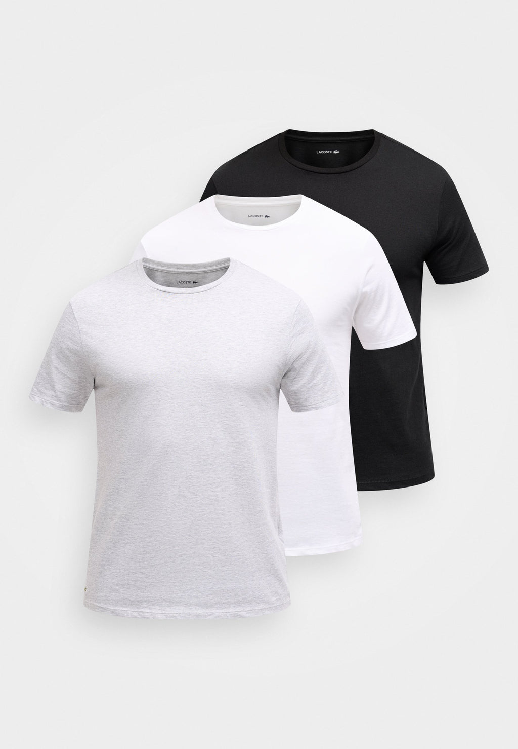 3 PACK - Undershirt - white/silver-coloured chine/black