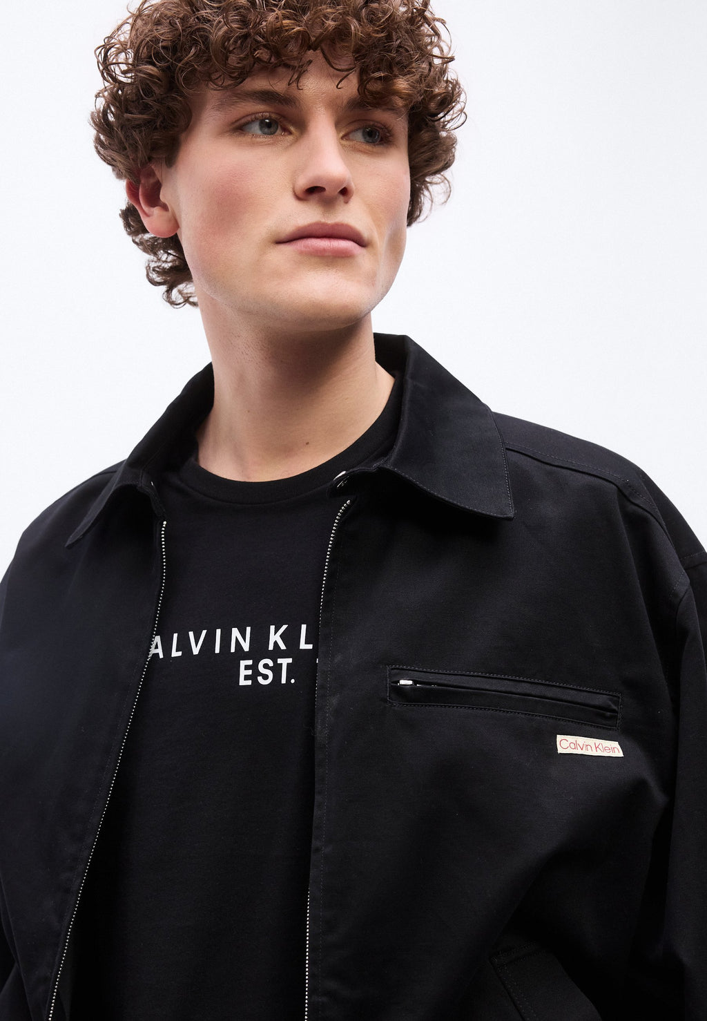 Print T-shirt - black