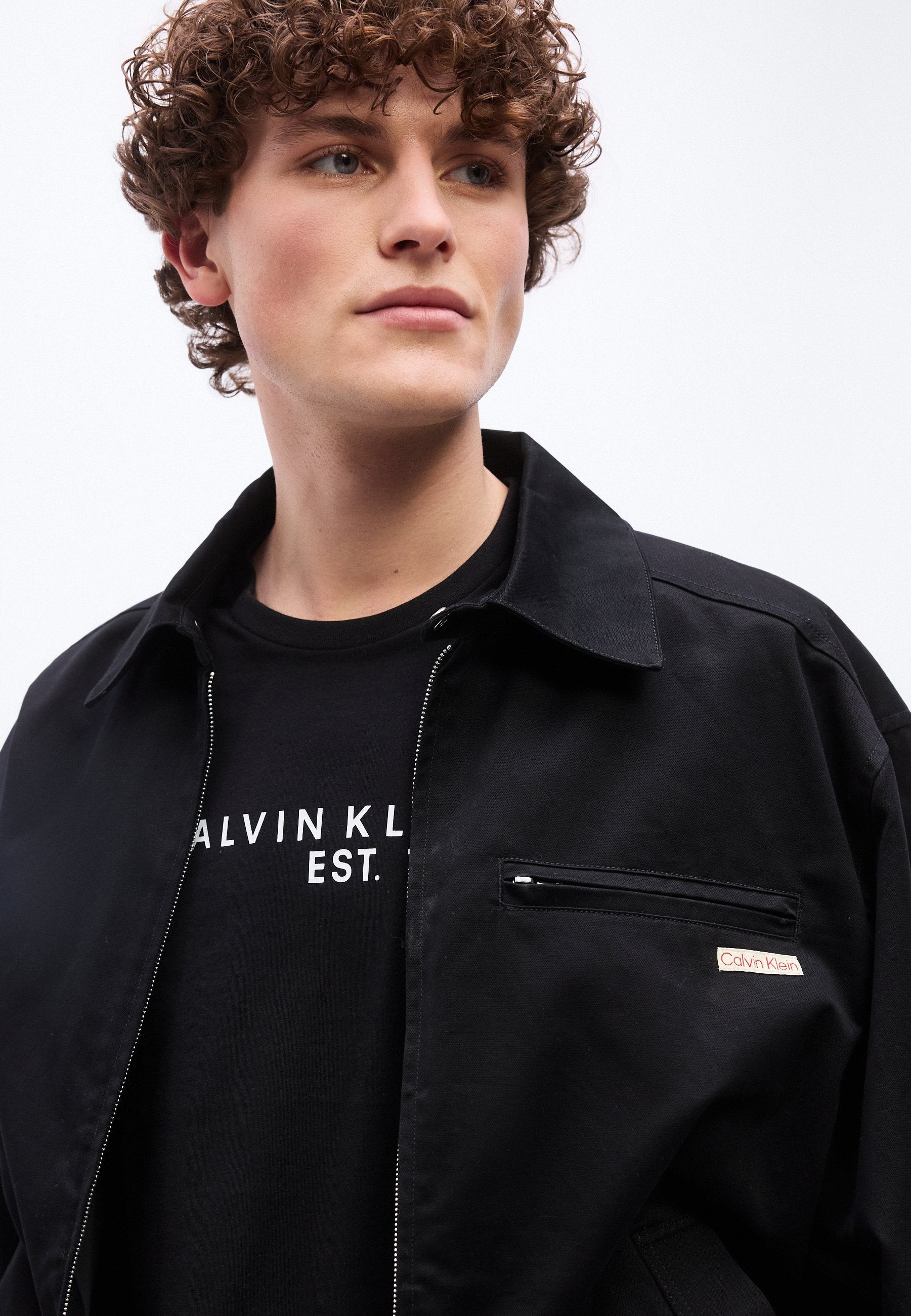 Print T-shirt - black