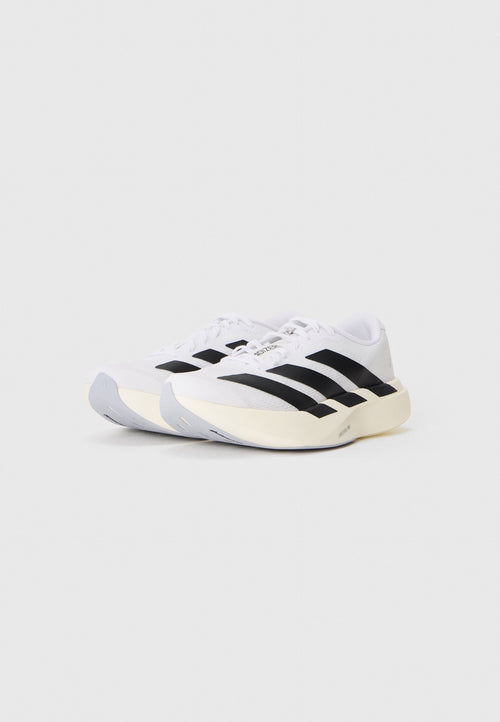 ADIZERO EVO SL J UNISEX - Chaussures de course sur route - blanc/noir core/gris dash