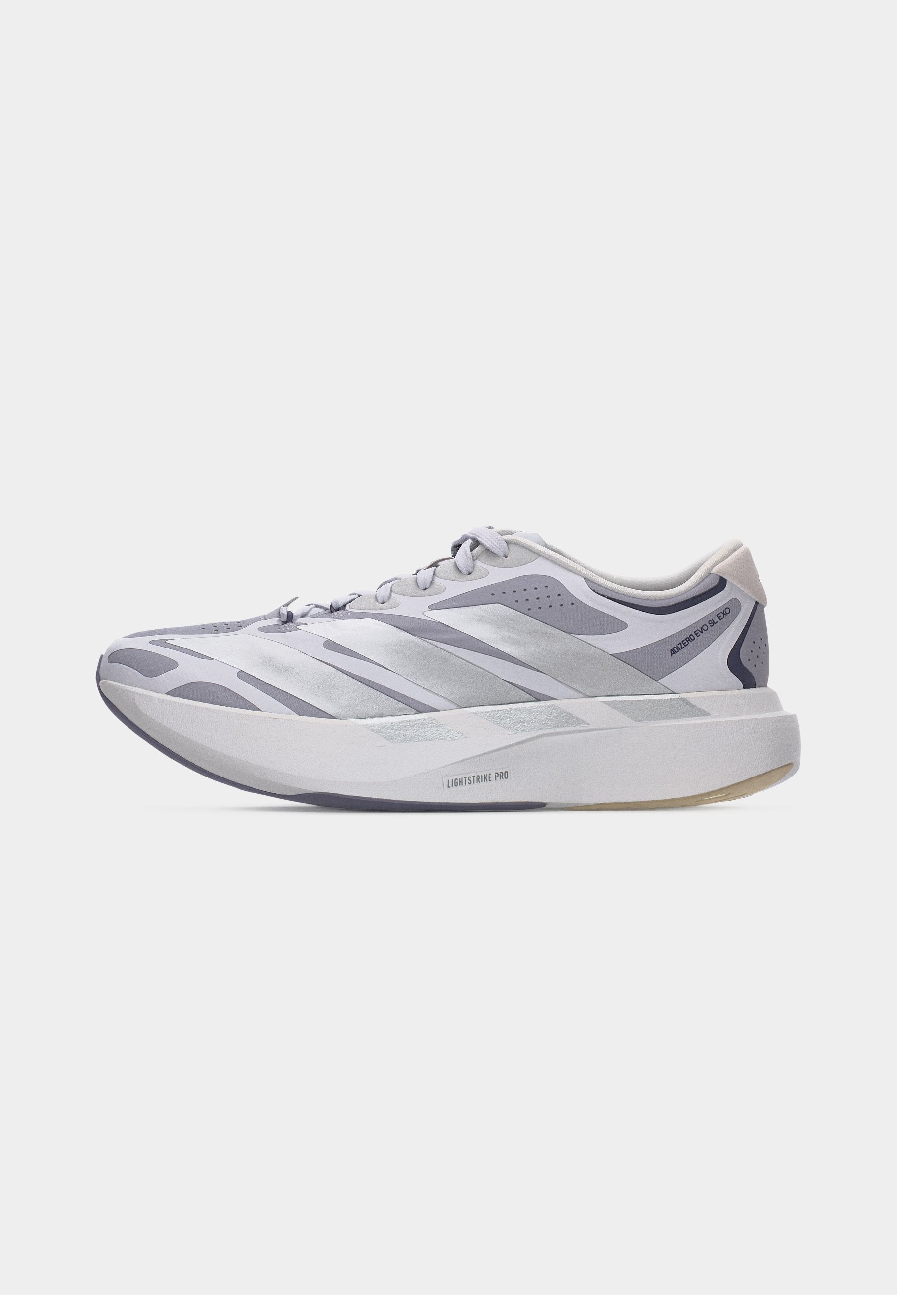 ADIZERO EVO SL EXO W - Road running shoes - glory grey/silver-coloured metallic/dash grey