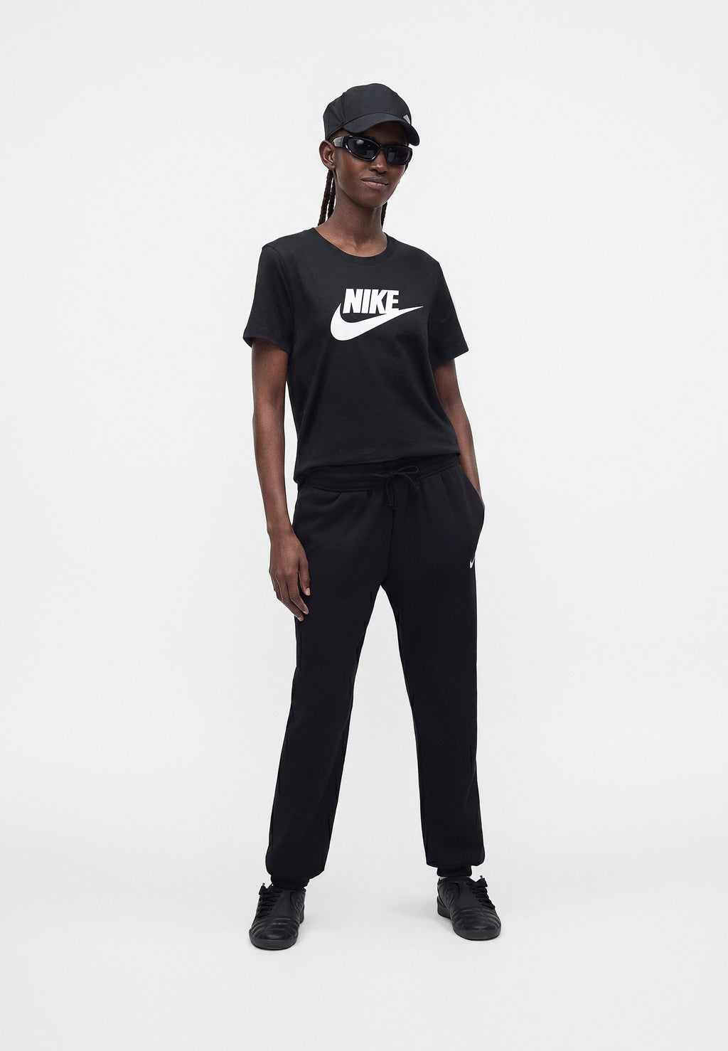CLUB TEE - T-shirt imprimé - noir/blanc