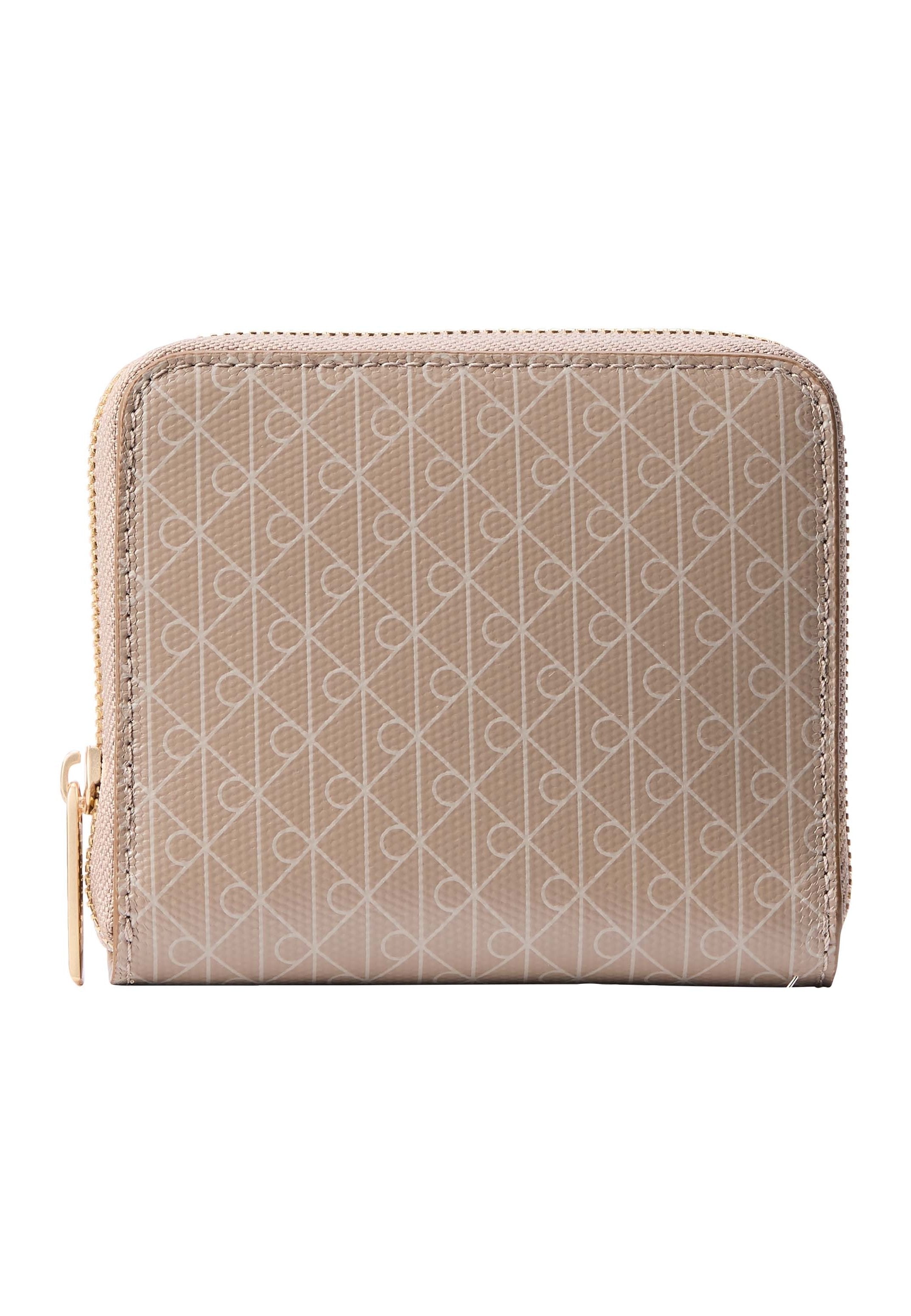 EMBLEM SQUARE ZIP AROUND - Wallet - desert taupe