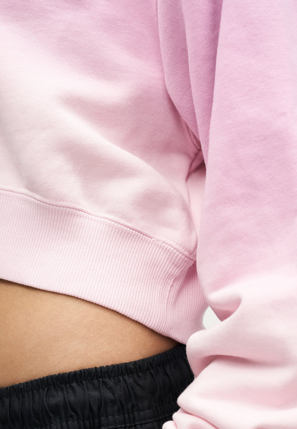 Sweat à capuche - rose mousse/magenta