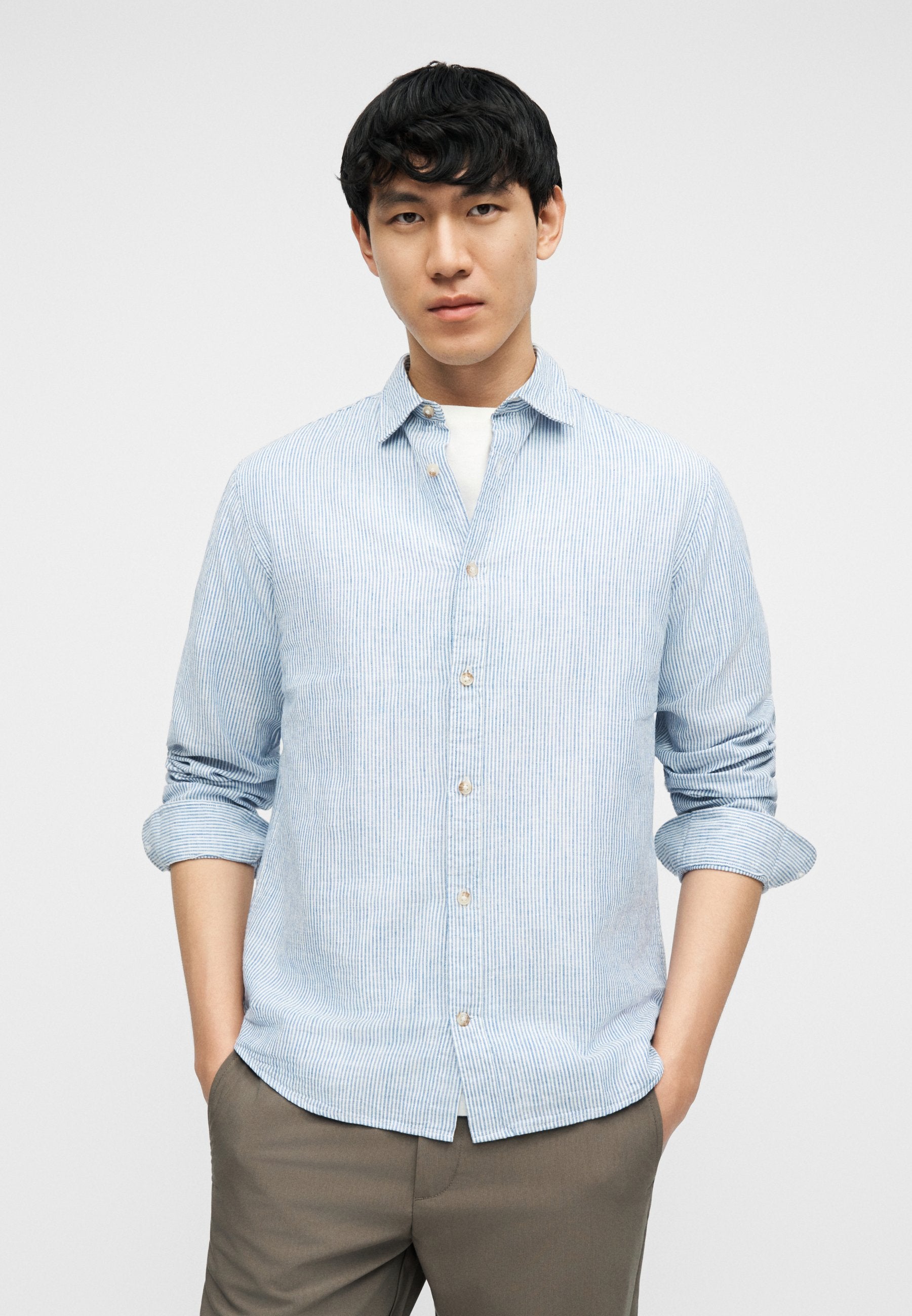 Casual Regular Fit - Shirt - blue