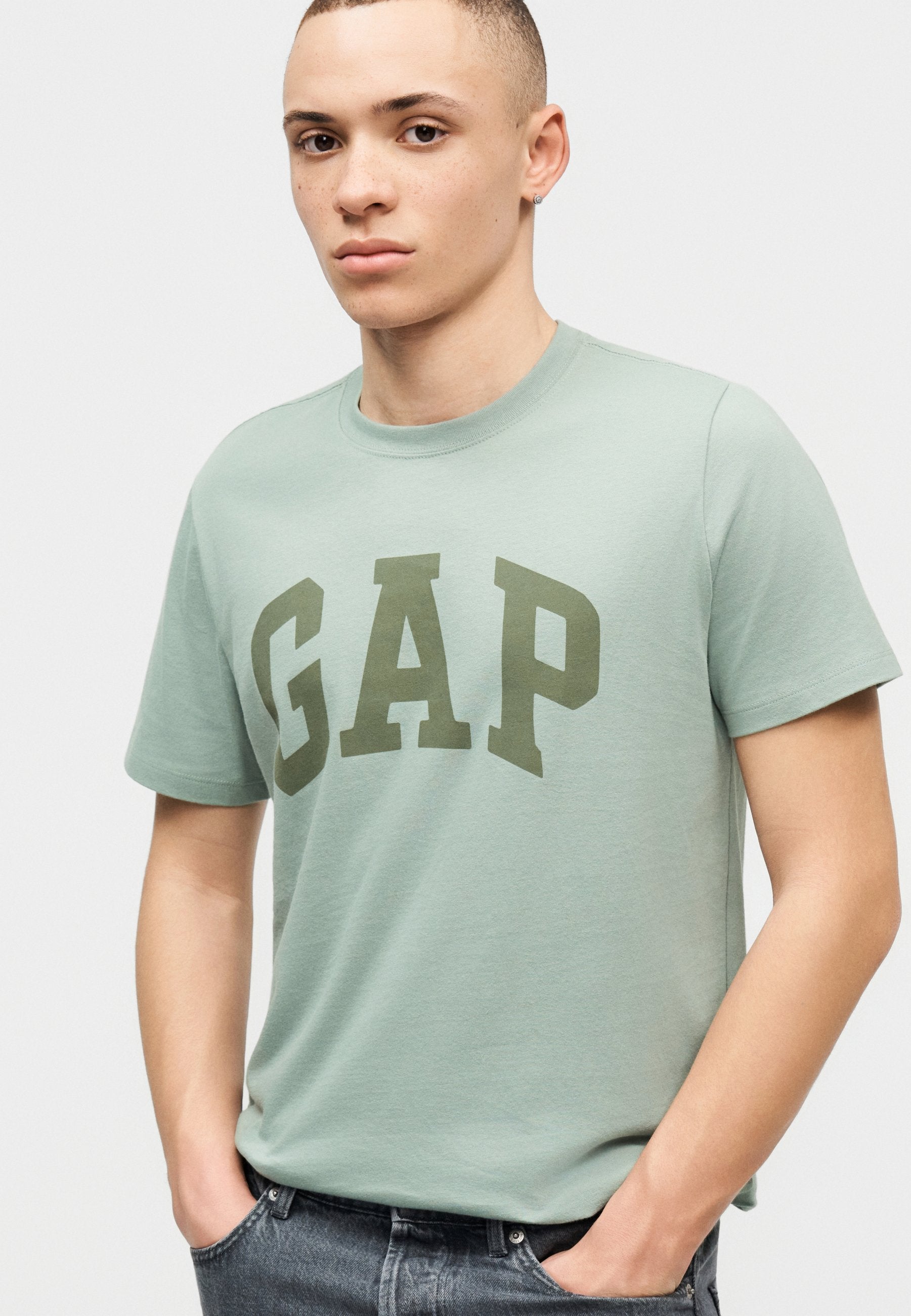 EVERYDAY SOFT BASIC LOGO - Print T-shirt - iceberg green