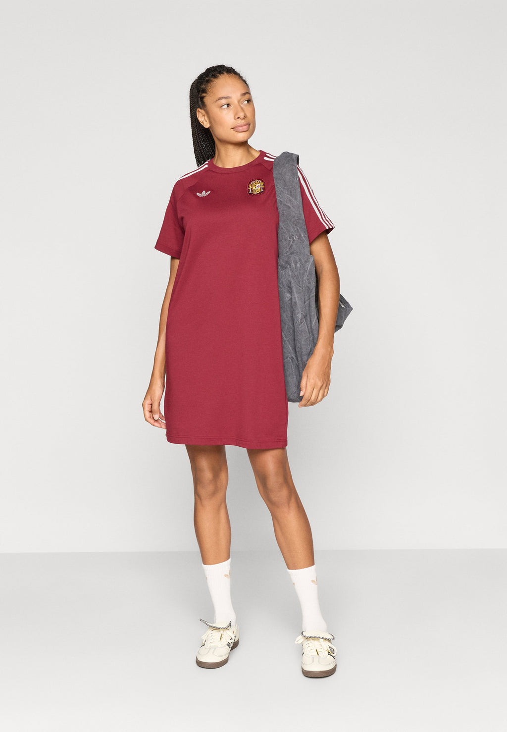 SPAIN DRESS - Jersey dress - team burgundy