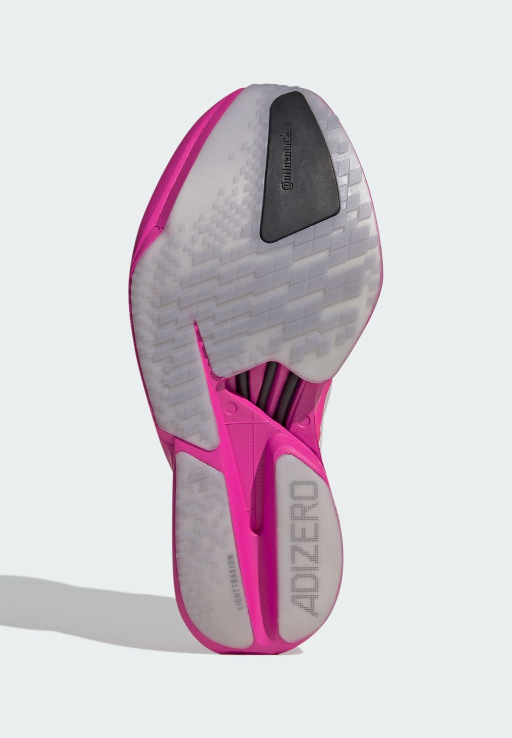 ADIZERO ADIOS PRO 4 - Road running shoes - shock pink metalic aurora plum