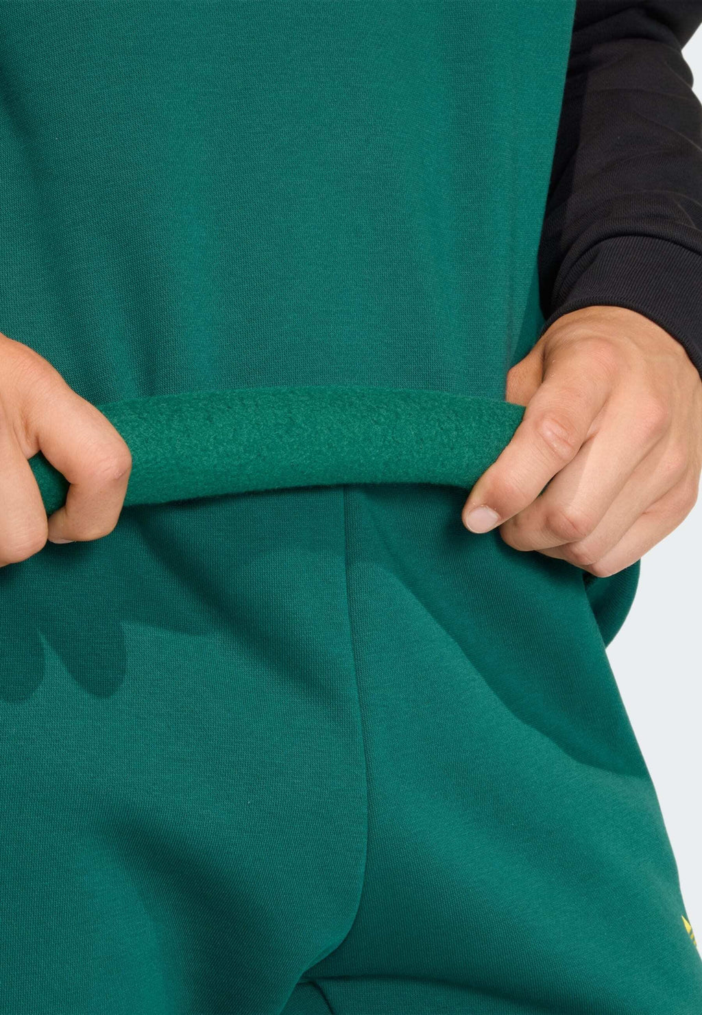 STRIPES CREW - Sweatshirt - collegiate green/black