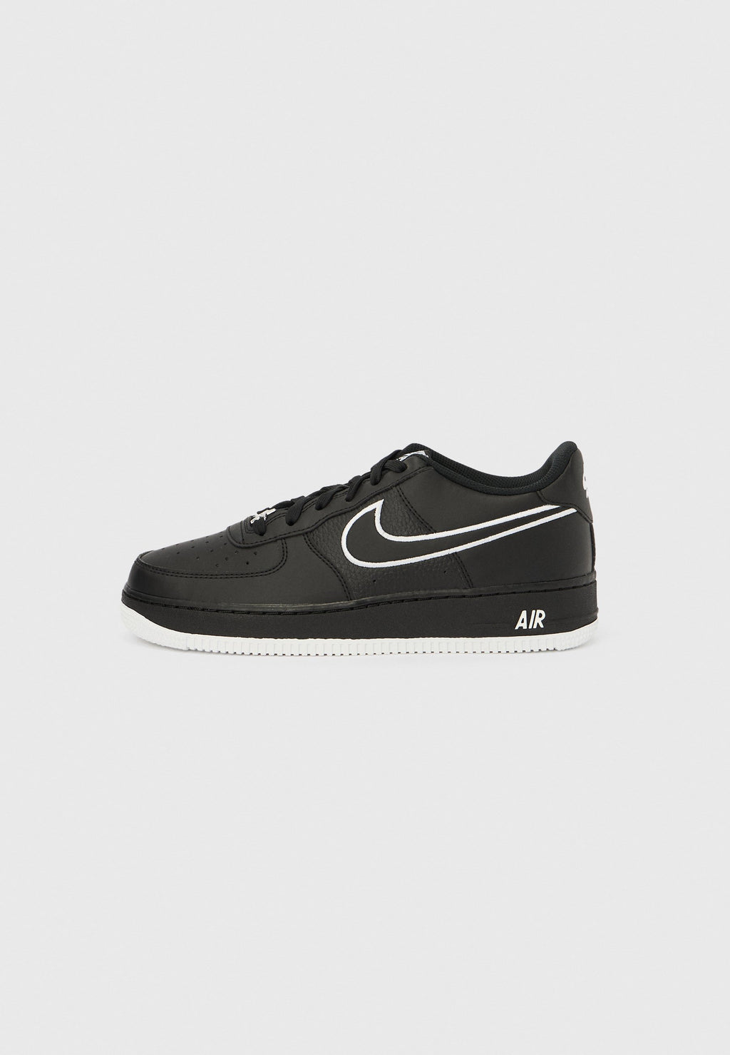 AIR FORCE 1 UNISEXE - Baskets - noir/blanc/argenté