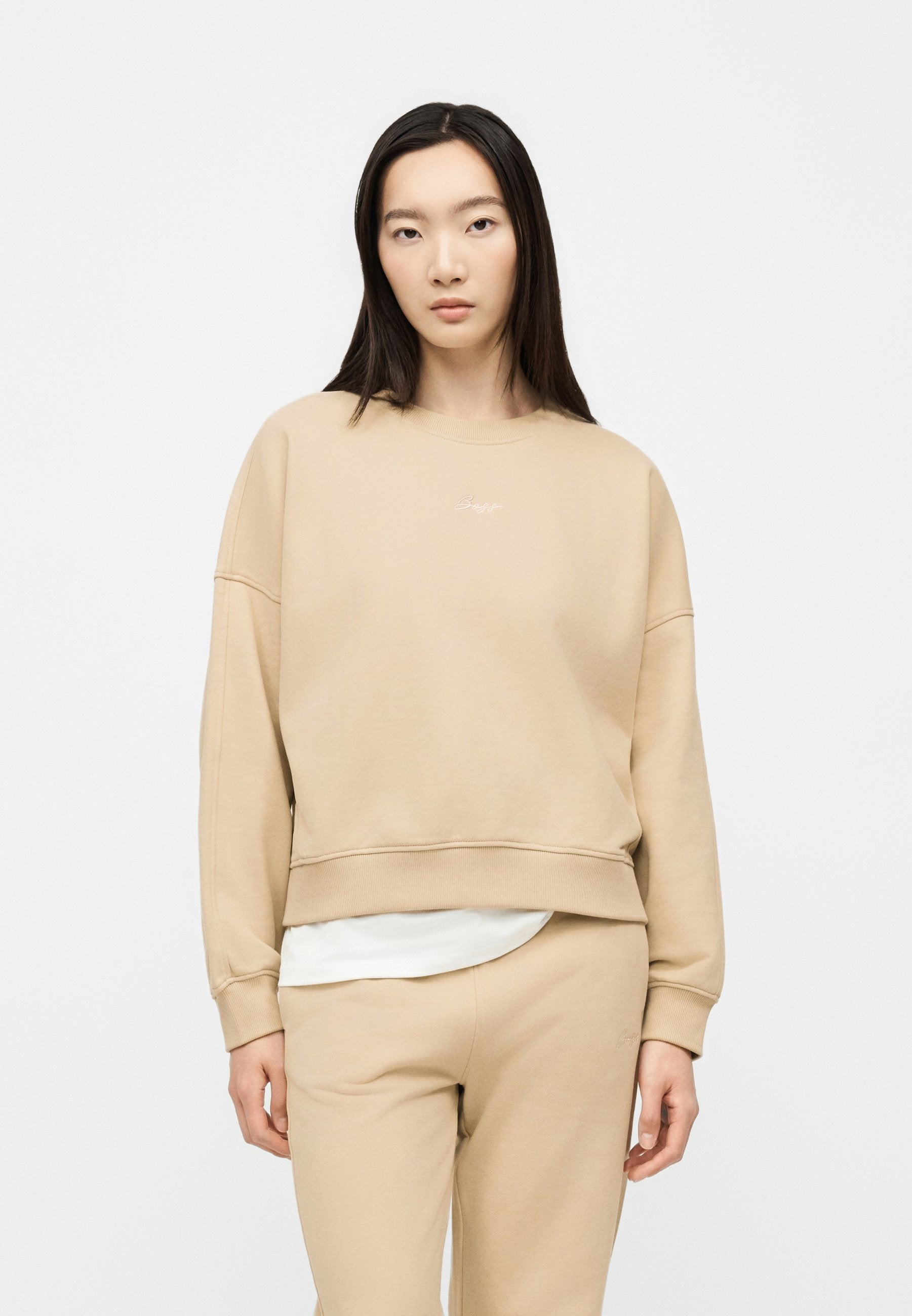 EVER - Sweatshirt - open beige