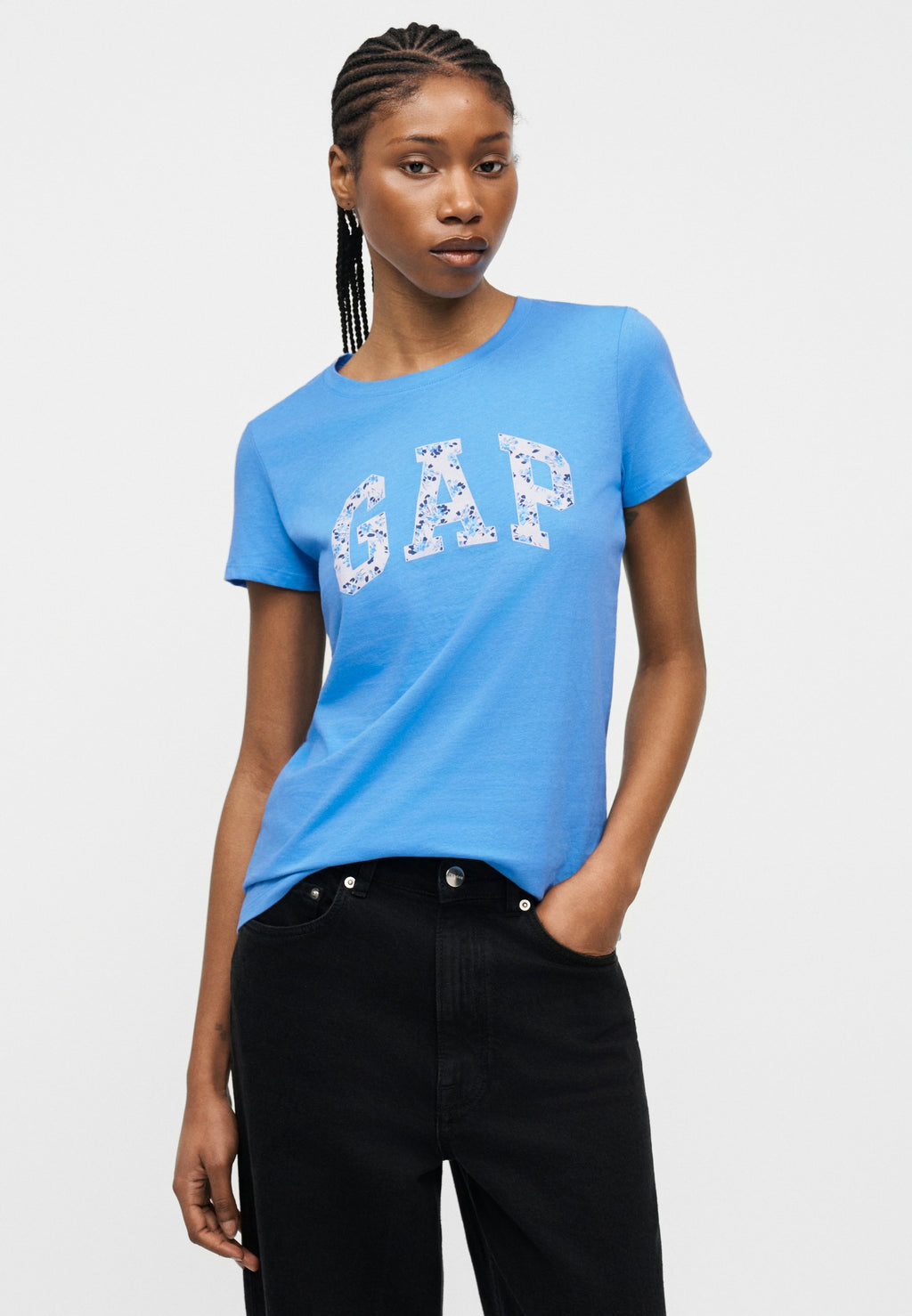 TEE - Print T-shirt - union blue