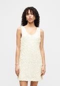 SEQUIN MINI DRESS - Day dress - white greige