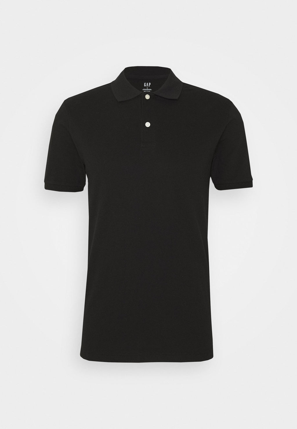STRETCH SOLID - Polo shirt - true black
