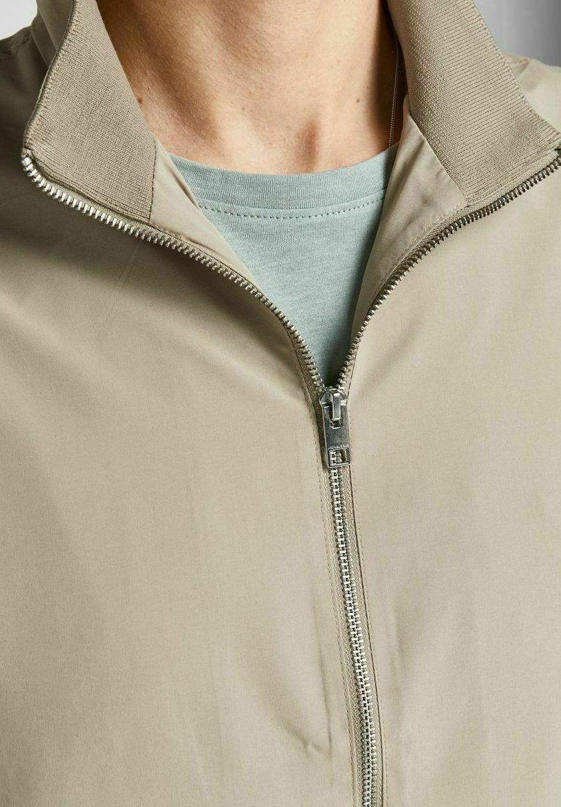 JJERUSH HARRINGTON - Bomber Jacket - beige