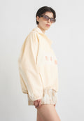 STREET - Veste d'été - craie/blanc/orange arctique
