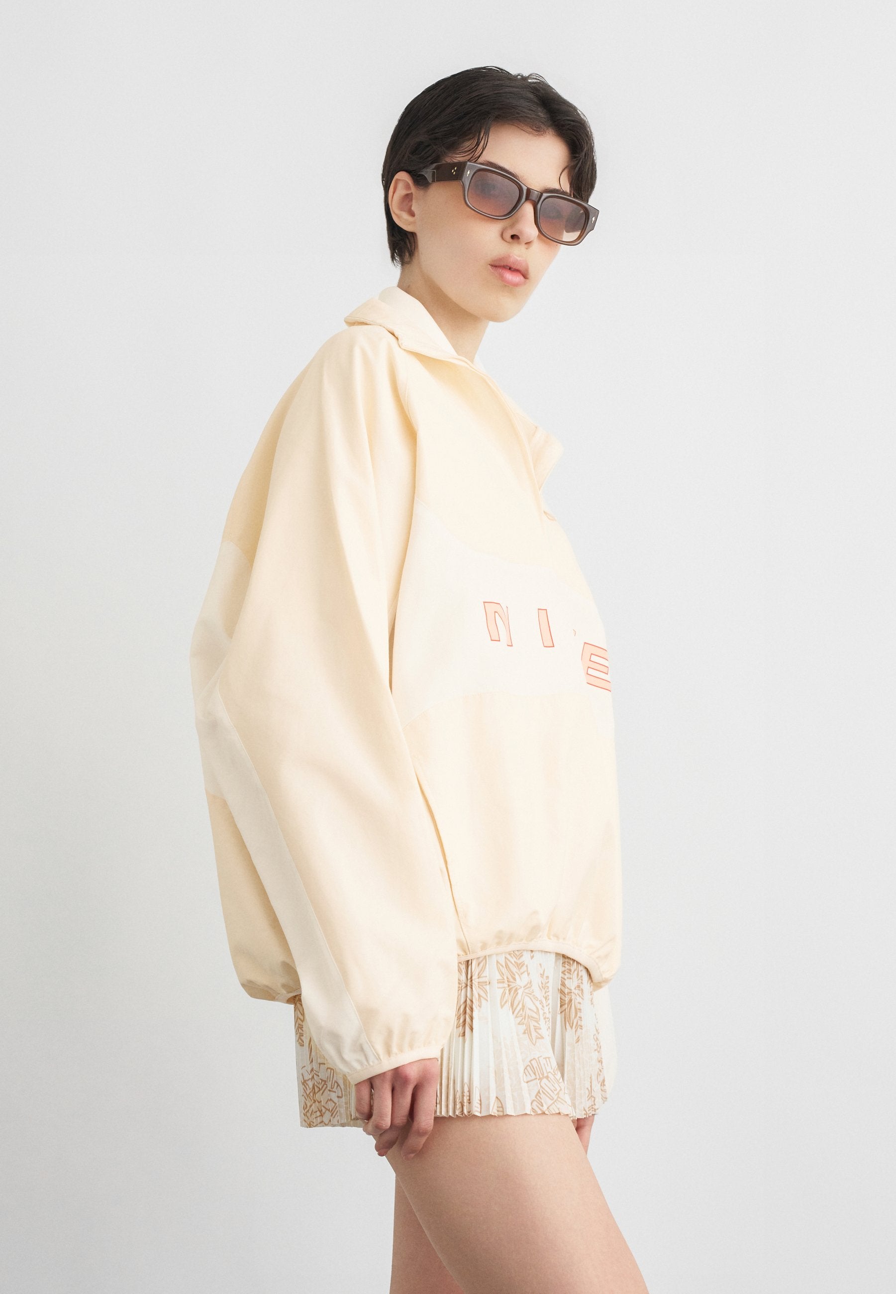 STREET - Veste d'été - craie/blanc/orange arctique