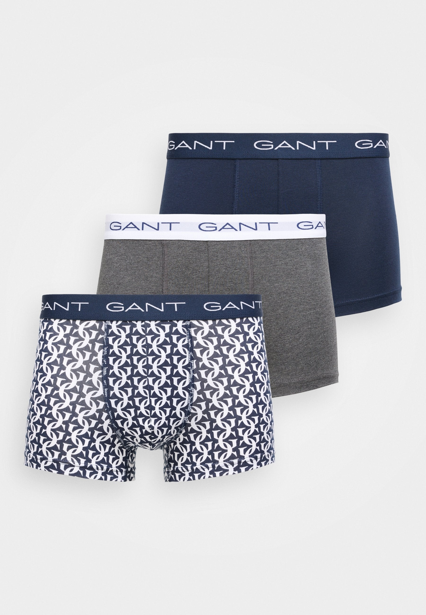 MONOGRAM PRINT TRUNK 3 PACK - Trunks - marine