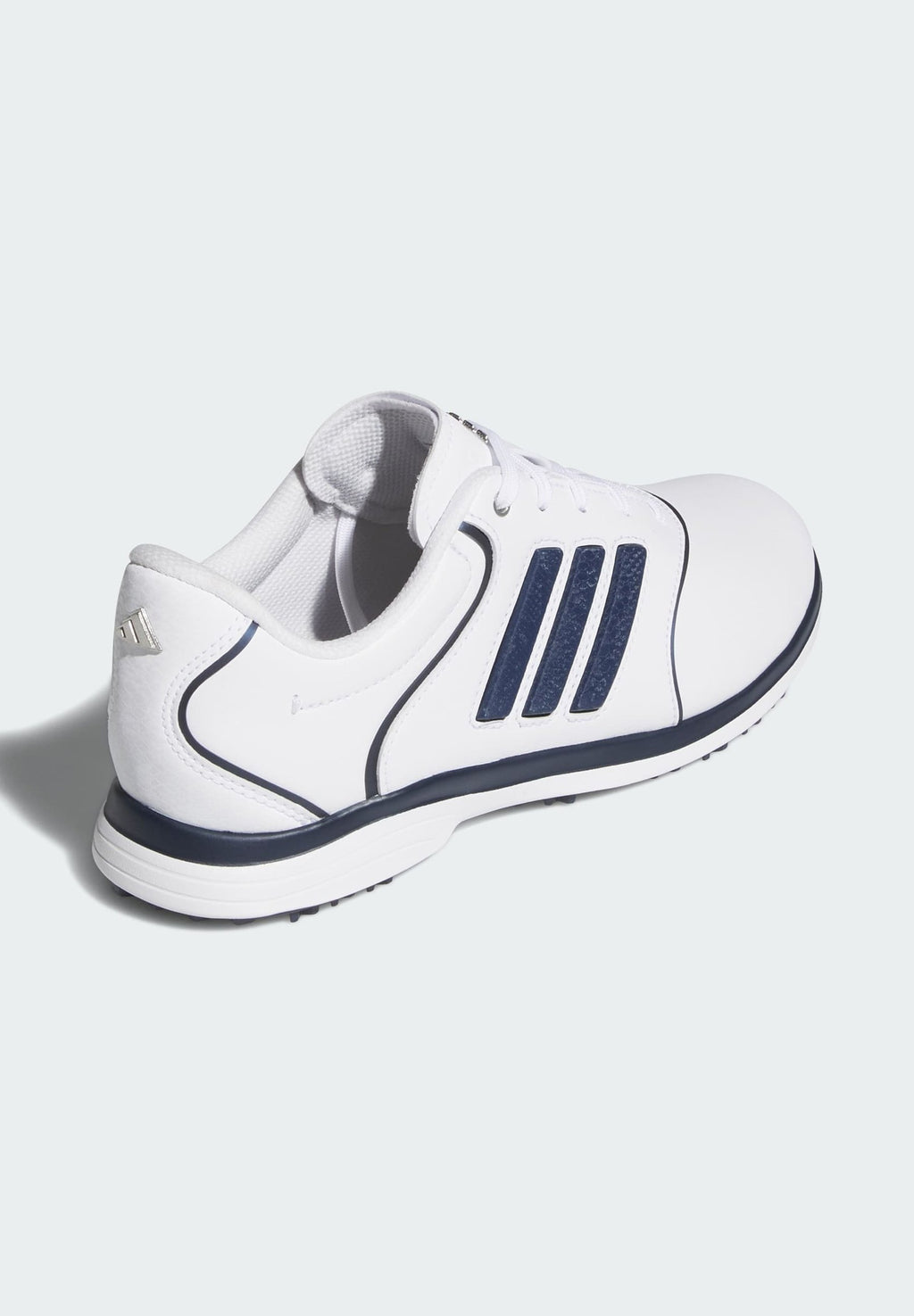 ALPHAFLEX ZOYSIA - Chaussures de golf - blanc nuage, marine universitaire, argent métallisé