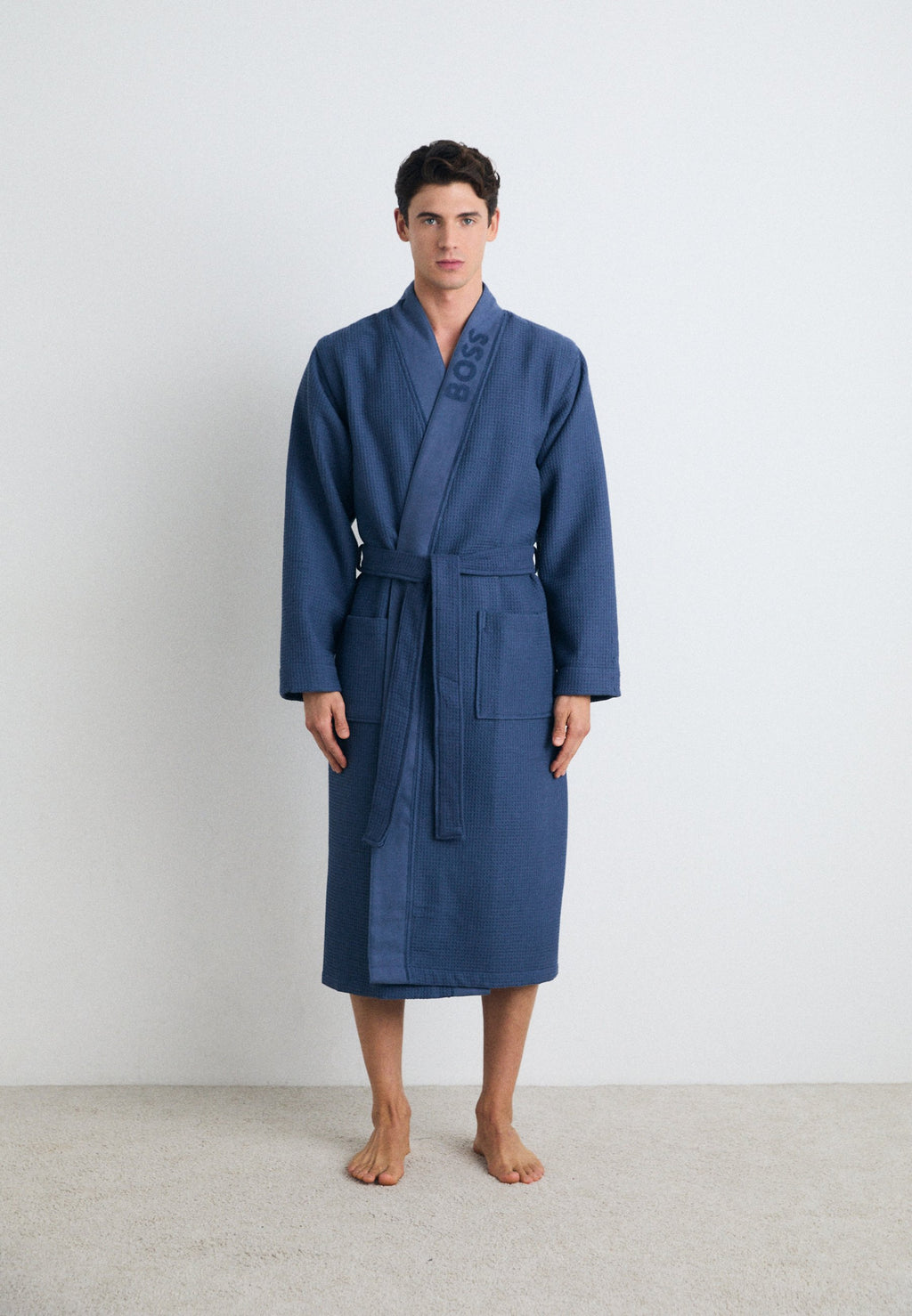 KIMONO - Dressing gown - medium blue