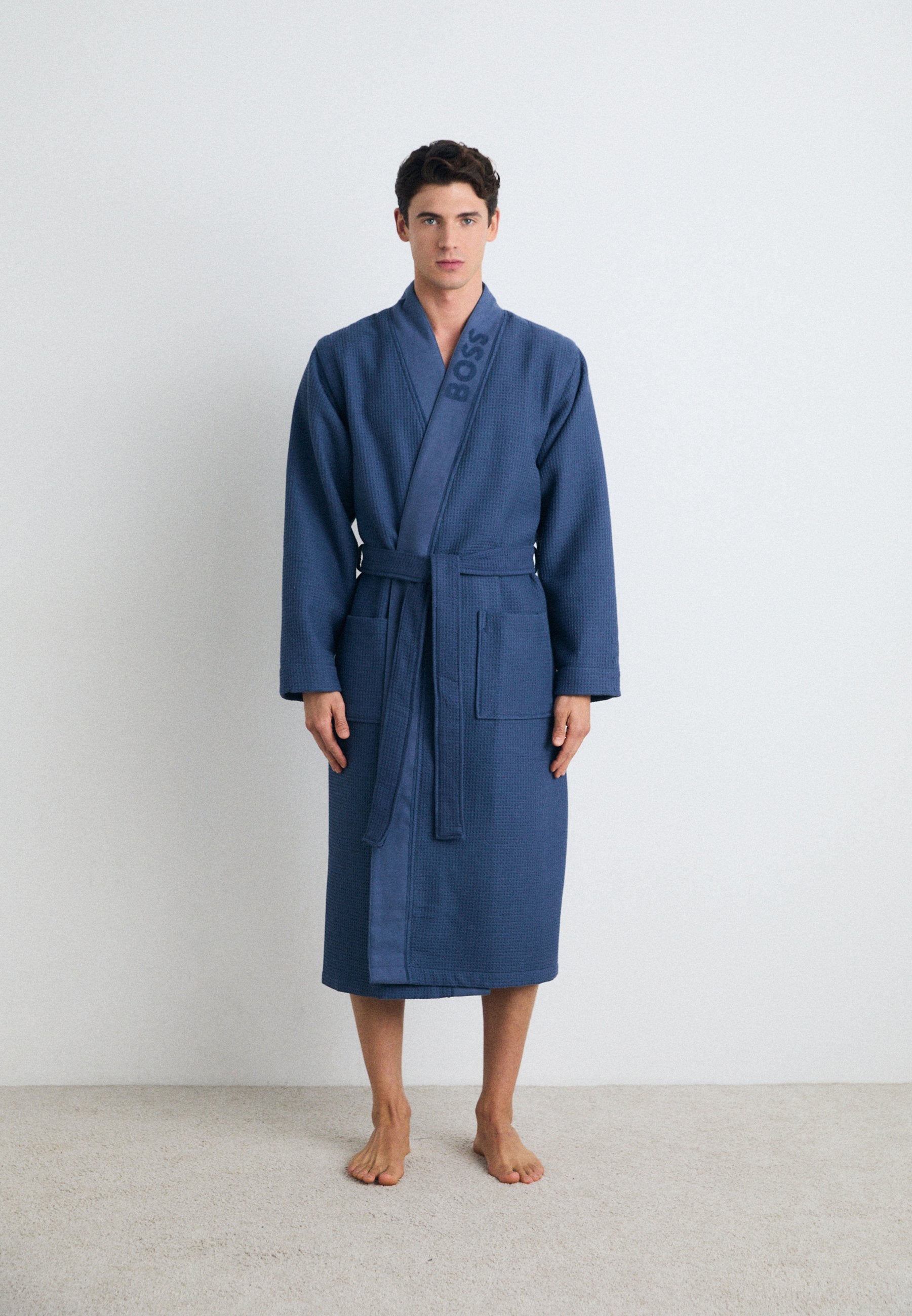 KIMONO - Dressing gown - medium blue
