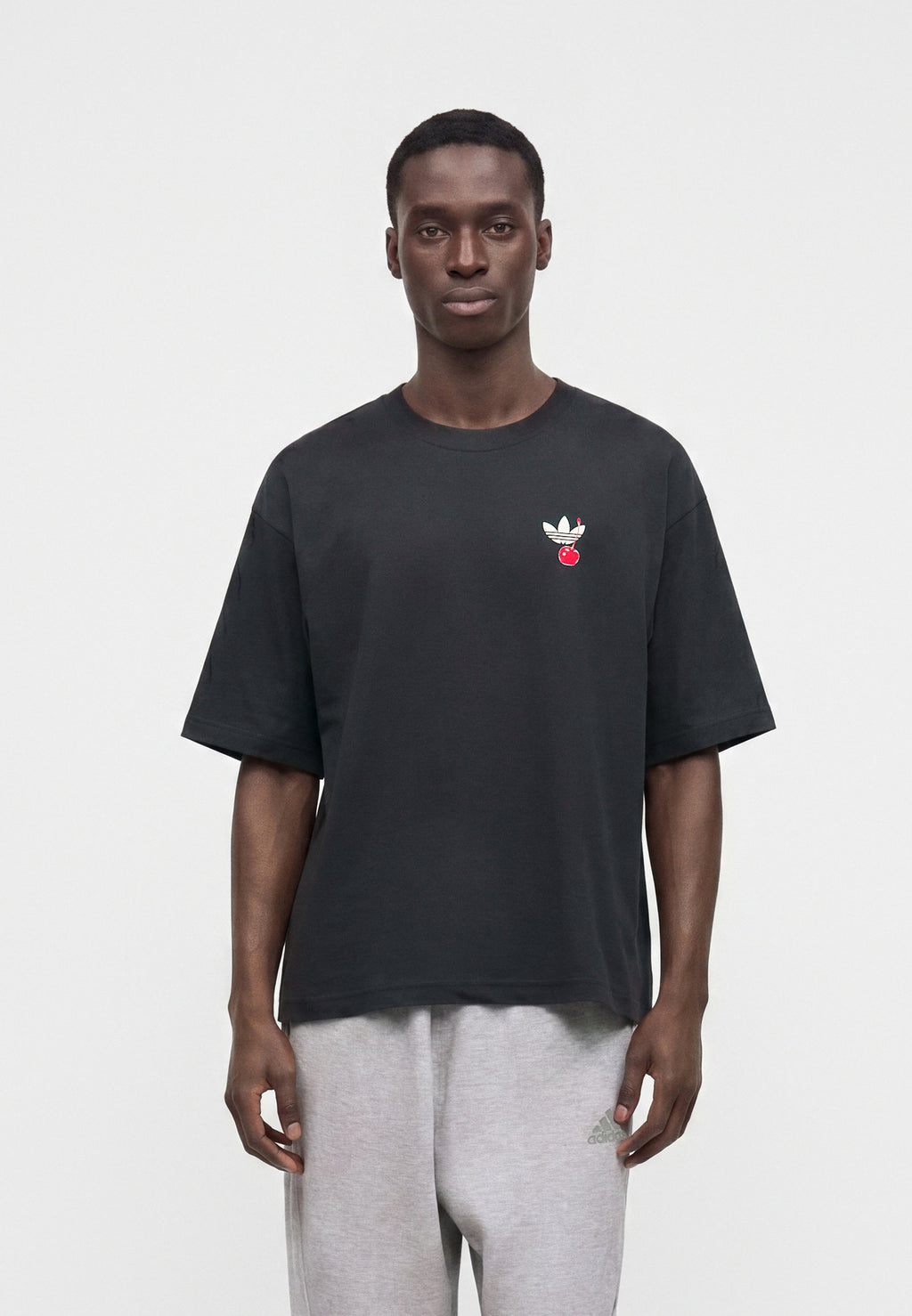 TEE-SHIRT OVERSIZE CAKE UNISEXE - T-shirt imprimé - carbon