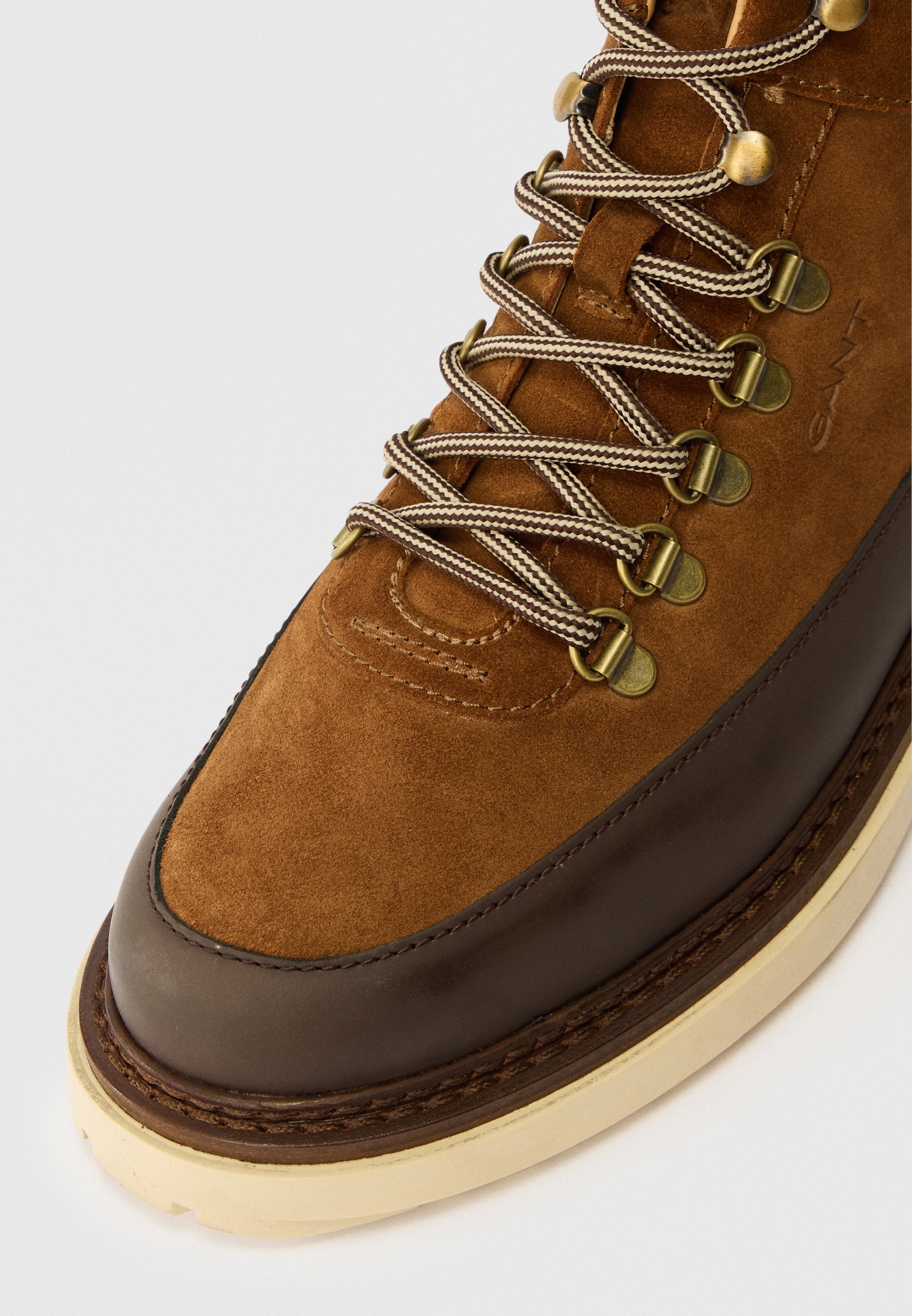 HILLPREP - Lace-up ankle boots - cognac