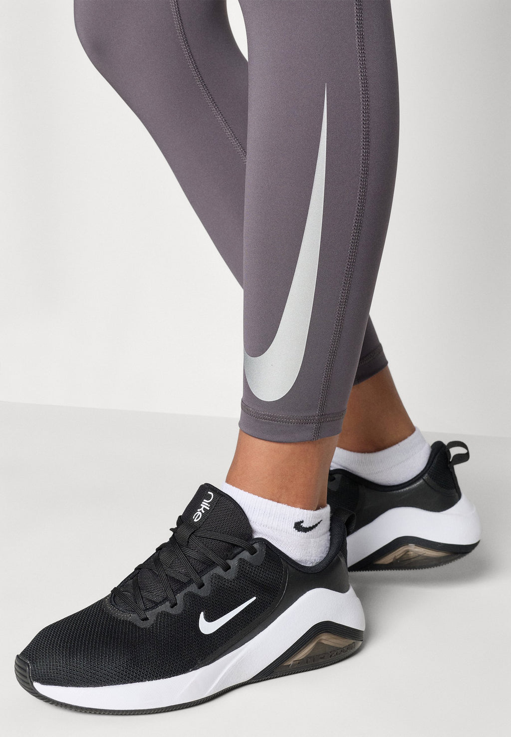 7/8 - Leggings - thunder grey/pink foam/white