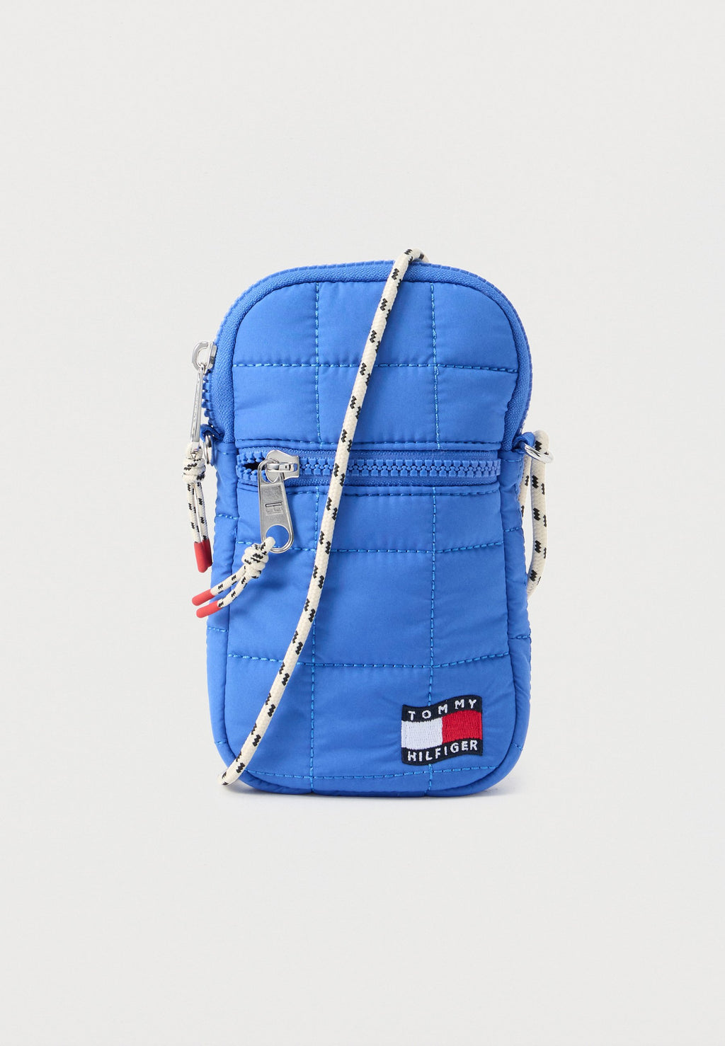 KIDS' WAVY FLAG QUILTED PHONE POUCH - Cross body bag - empire blue